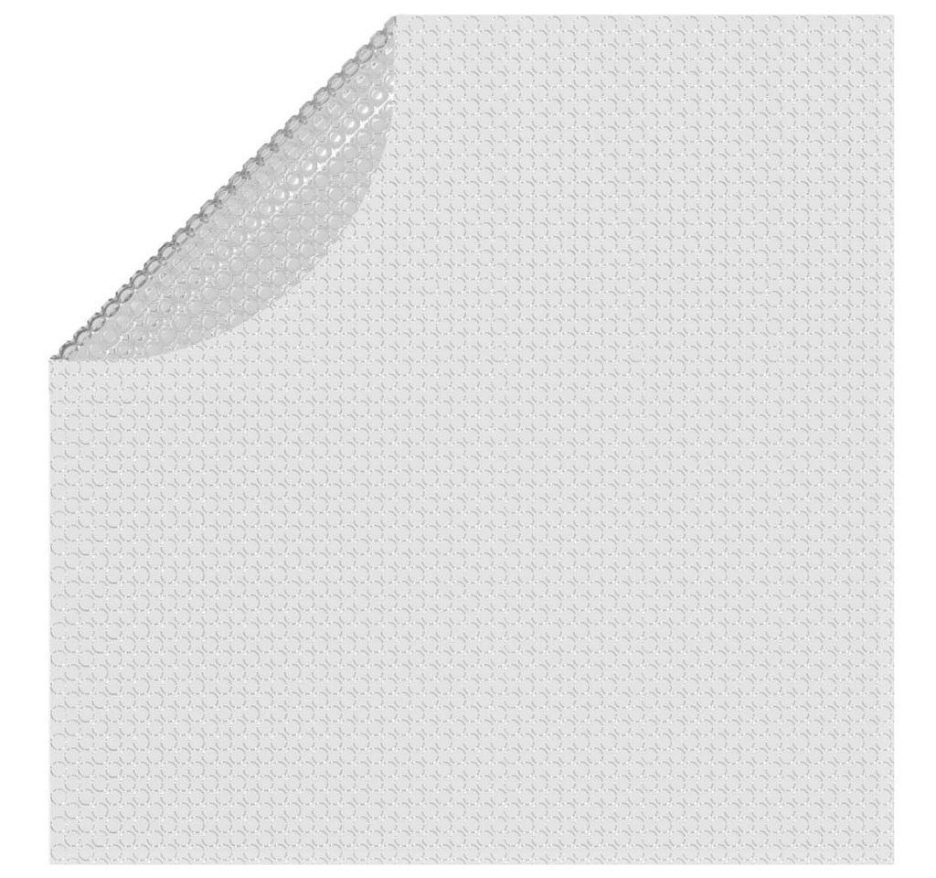 Thumbnail - vidaXL Pool-Abdeckplane Poolabdeckplane Abdeckplane Treibende Pool-Solarplane PE 381 cm Grau