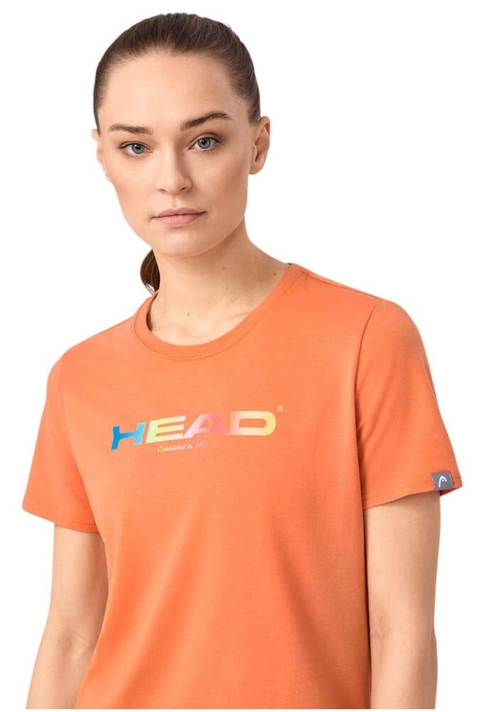 Head T-Shirt Rainbow (Mischgewebe) 2025 orange Damen