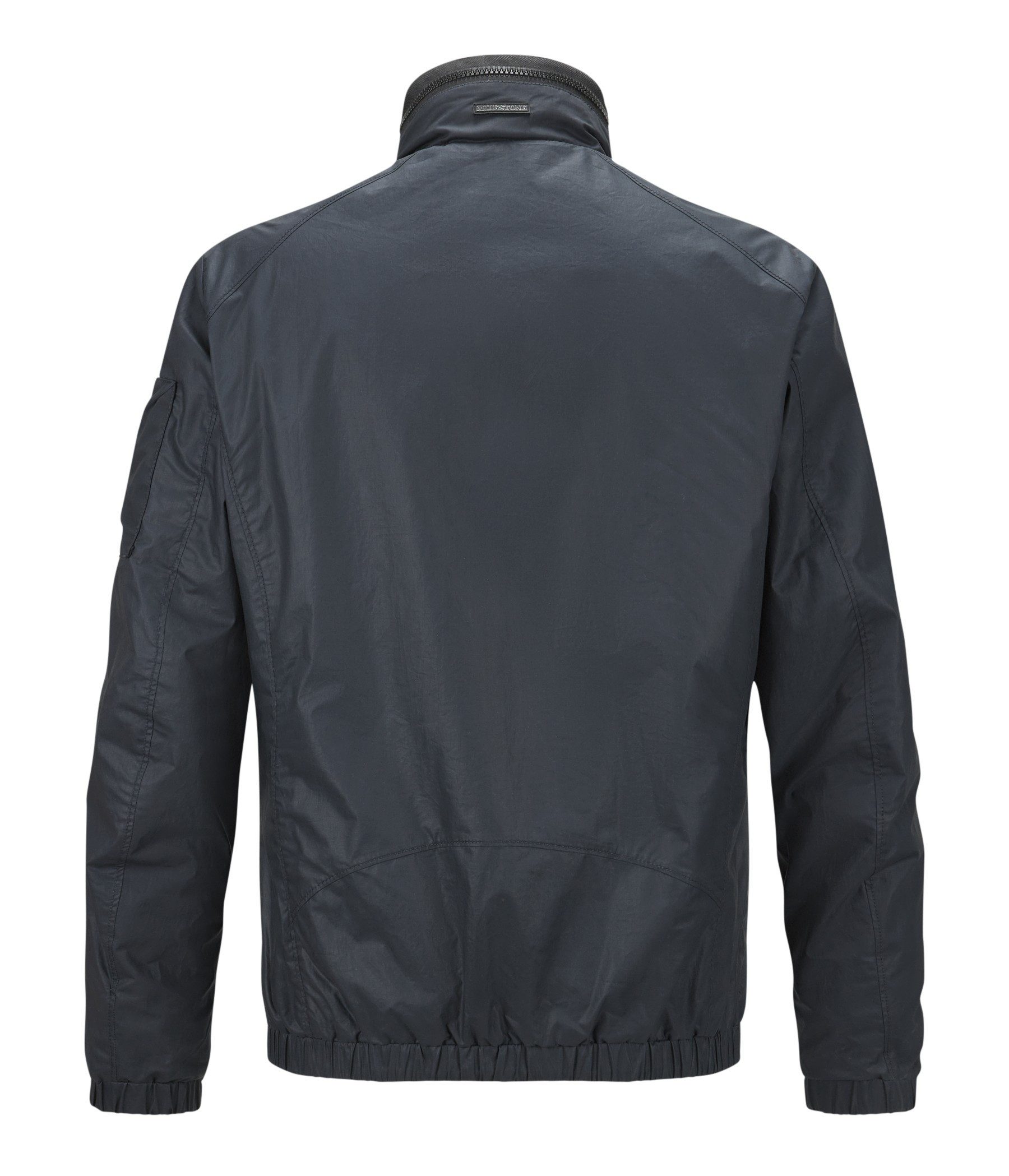 Milestone Sommerjacke MSOxford Beschichtung mit leichtem Glanz und integrierter Kapuze