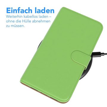 EAZY CASE Handyhülle Bookstyle Farbig für Apple iPhone 11, Schutzhülle mit Standfunktion Kartenfach Handytasche aufklappbar Etui