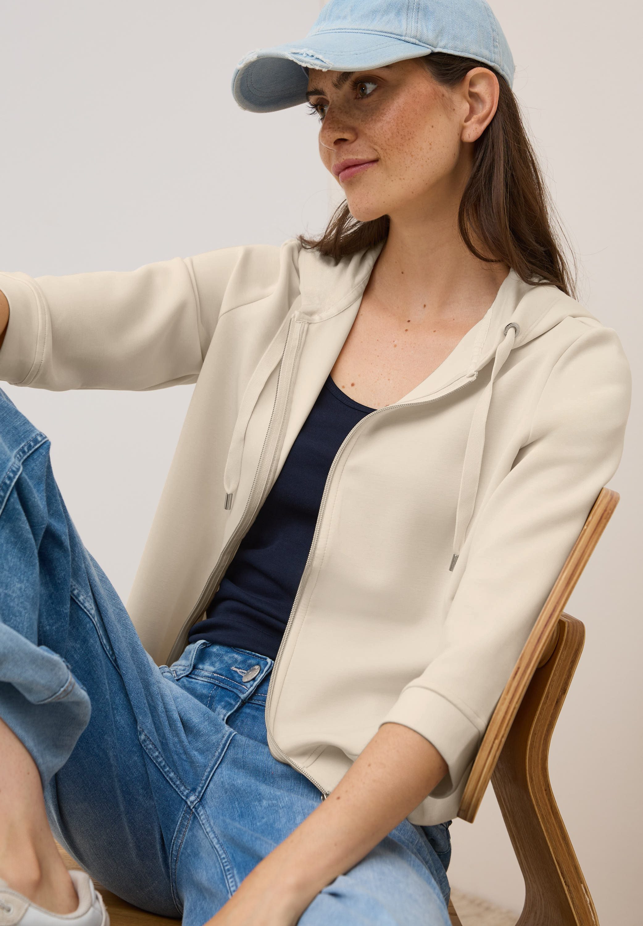Cecil Cardigan, aus softem Materialmix günstig online kaufen