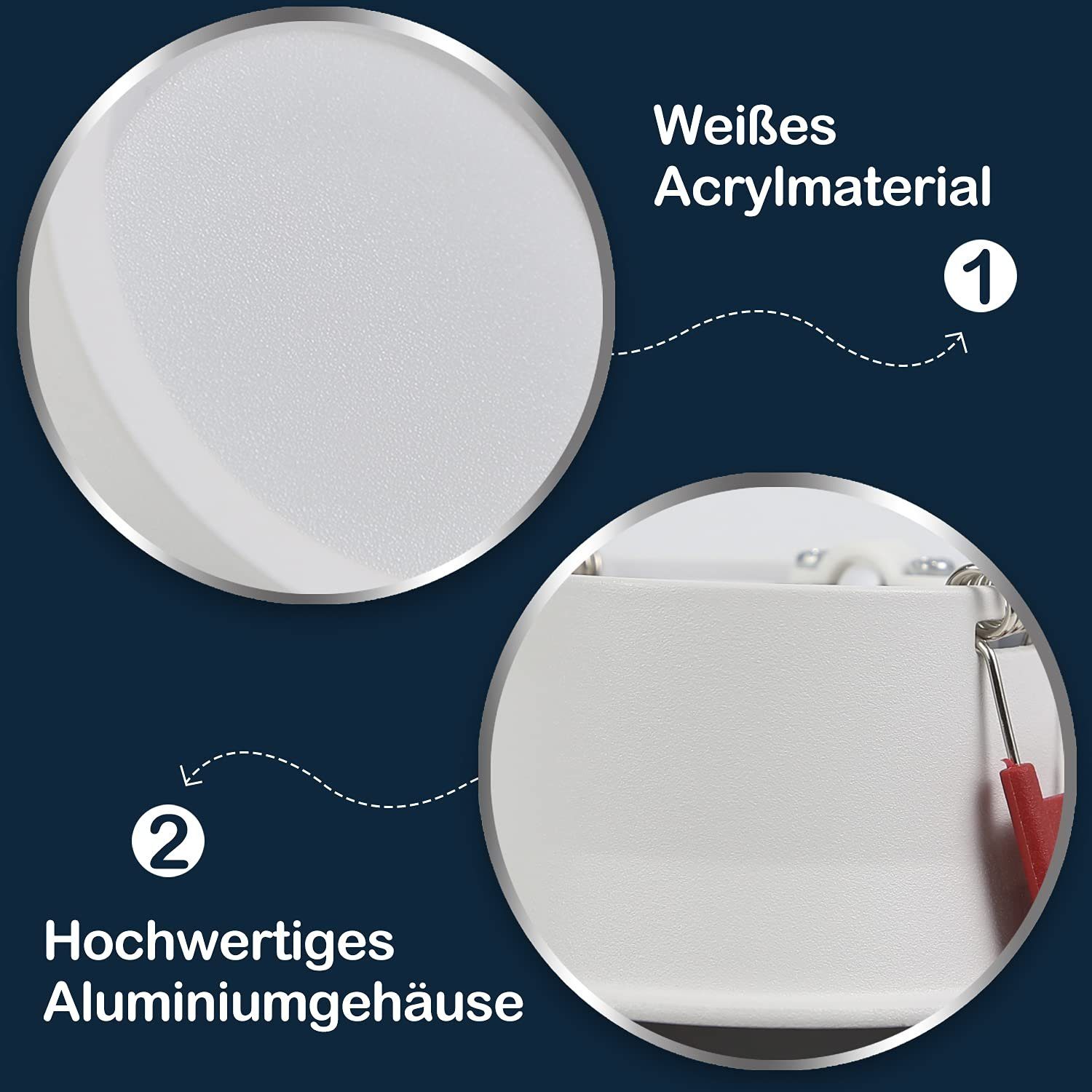 5er Set Led Einbaustrahler Ip44 Neutralweiß Für Feuchträume_voghion.com