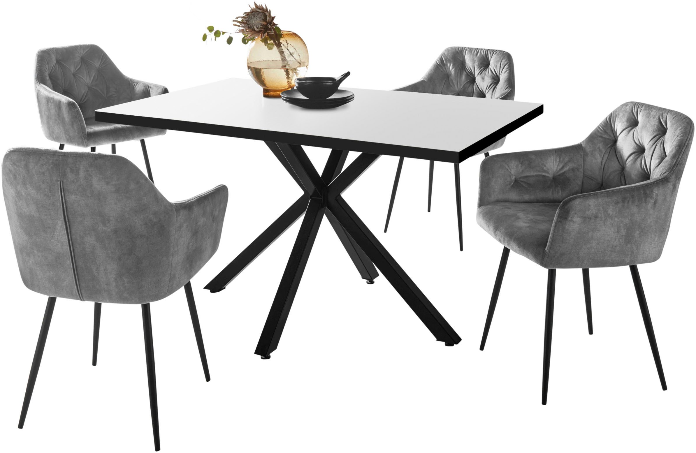 HELA Essgruppe CLEO Tischgruppe Bestseller, (Set, günstig online kaufen