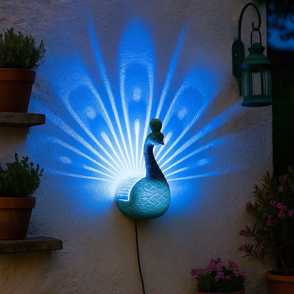 etc-shop LED Solarleuchte, LED-Leuchtmittel fest verbaut, günstig online kaufen