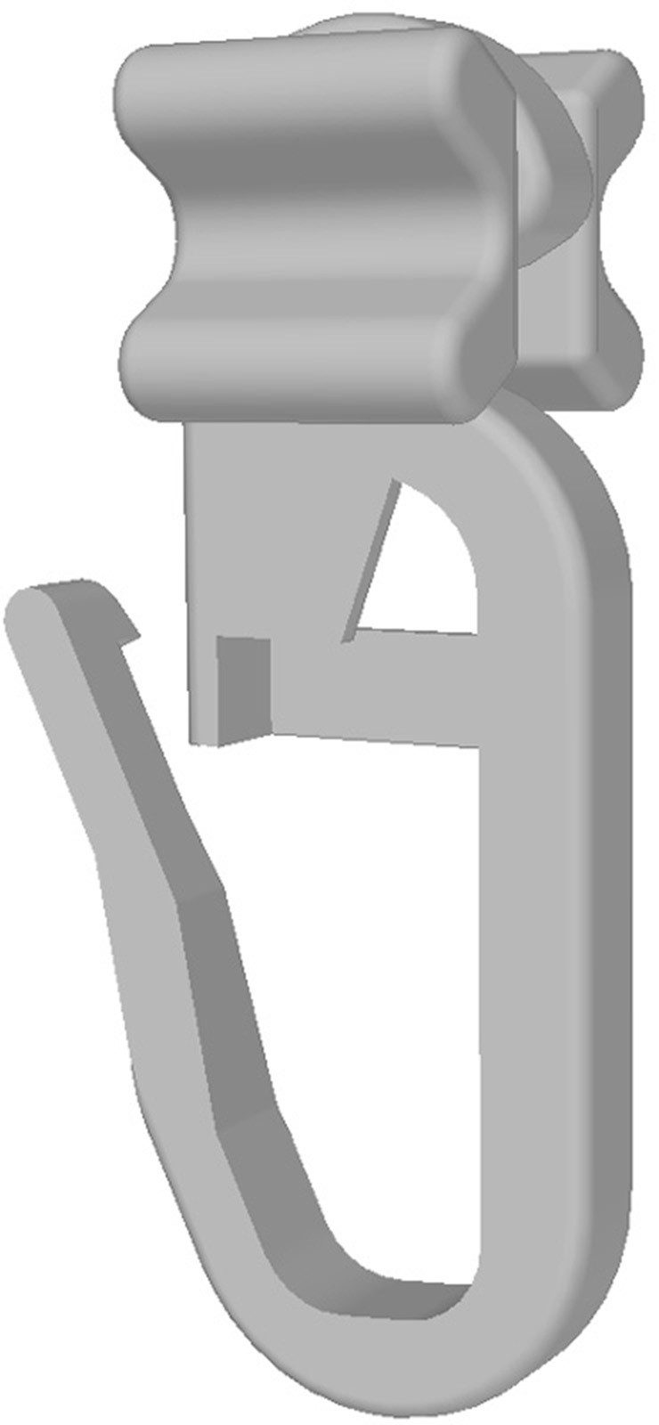 Gardineum Gardinenschiene Vorhangschiene, 2-läufig, vorgebohrt, Längen von 60 cm bis 400 cm mgl., 2-läufig