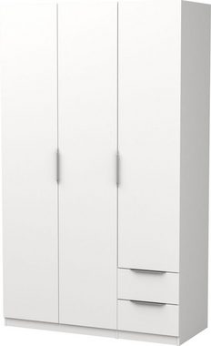 Demeyere GROUP Drehtürenschrank Kinderkleiderschrank, 2 Schubladen, 3 Türen Breite ca. 120cm, Höhe ca. 200cm