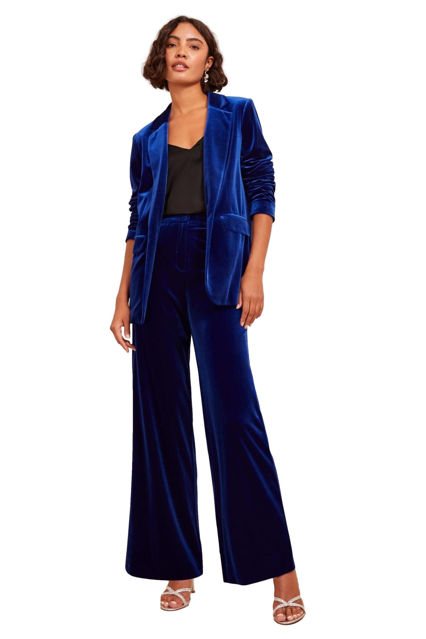 Friends Like These Jackenblazer Friends Like These Einreiher-Blazer, Samt, Petite (1-tlg)