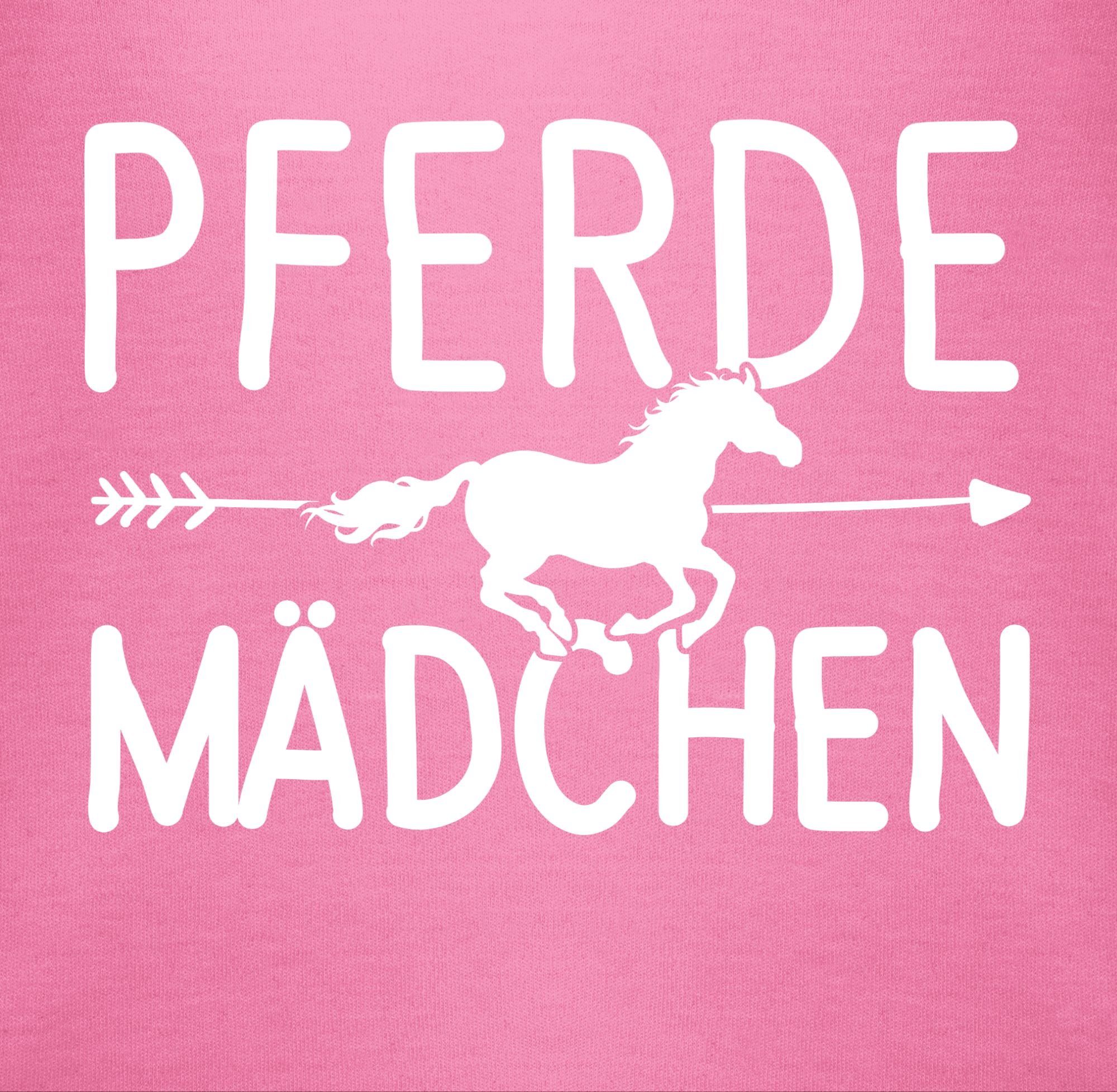 Pferdemädchen - Pferde 2 Shirtbody Mädchen Shirtracer Pferd Pink