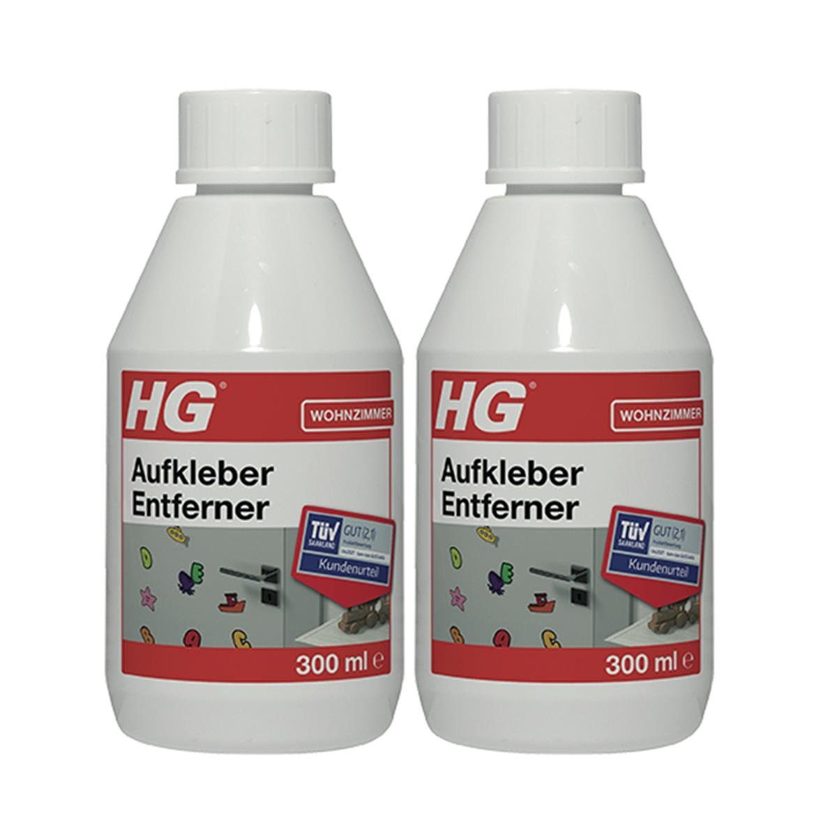 HG HG Aufkleber Entferner 300ml (2er Pack) Spezialwaschmittel