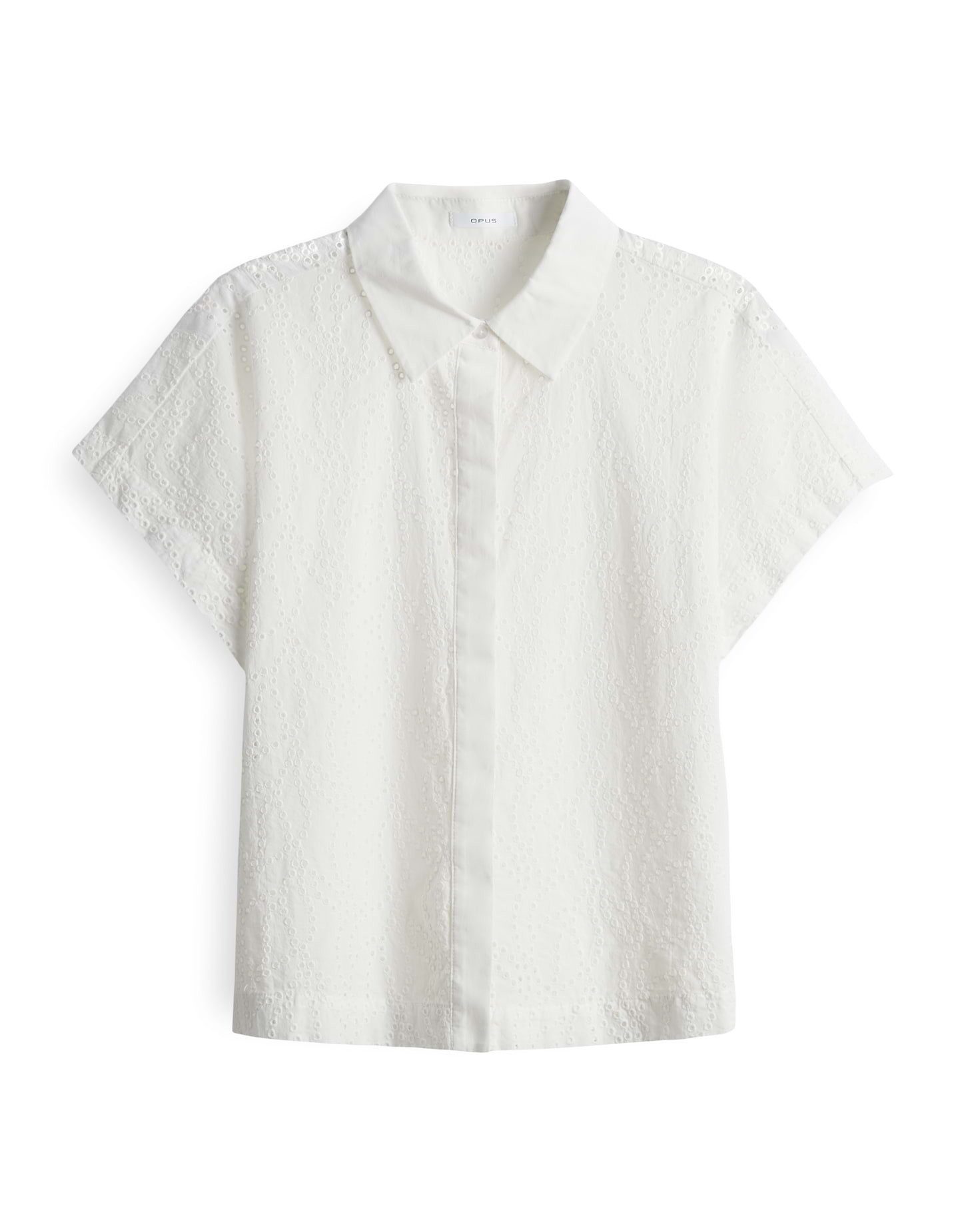 OPUS Kurzarmbluse FESSIN Regular mit dekorativer günstig online kaufen