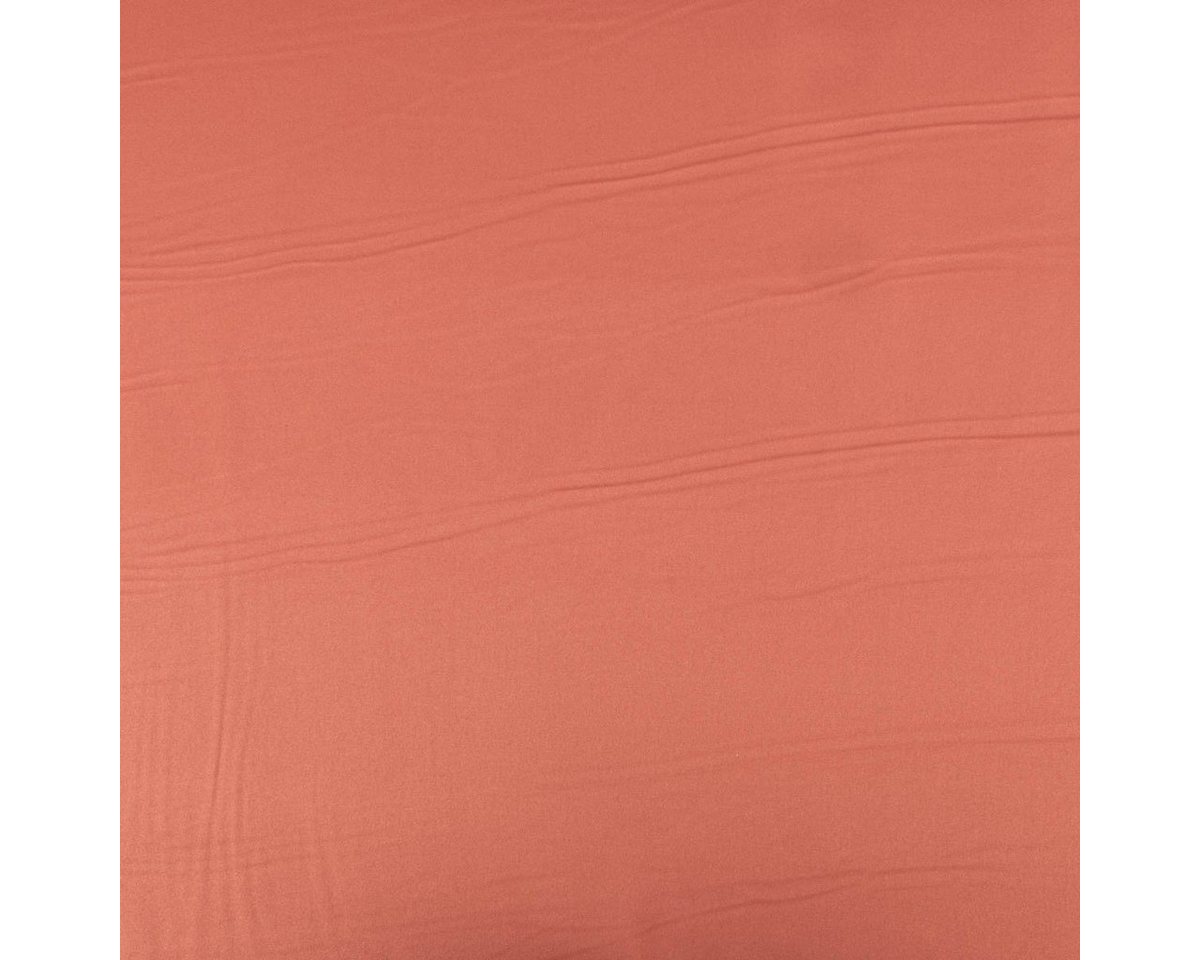 Thumbnail - SCHÖNER LEBEN. Stoff Royal Micro Satin Stoff Meterware dunkel orange 1,40m Breite, pflegeleicht