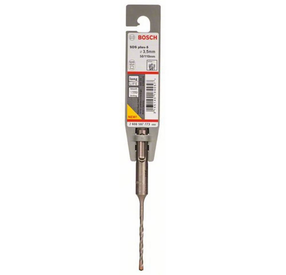 Thumbnail - BOSCH Spiralbohrer Hammerbohrer SDS plus-5, 3.5 x 50 x 110 mm