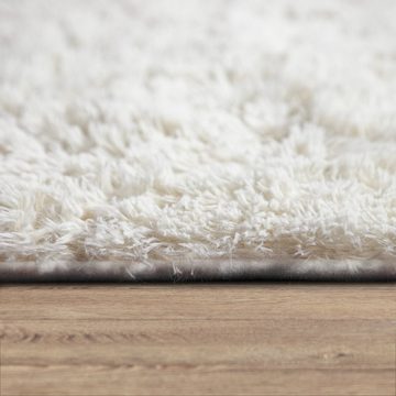 Hochflor-Teppich Hochflor Teppich Wohnzimmer Shaggy Flauschig, Paco Home, Läufer, Höhe: 37 mm