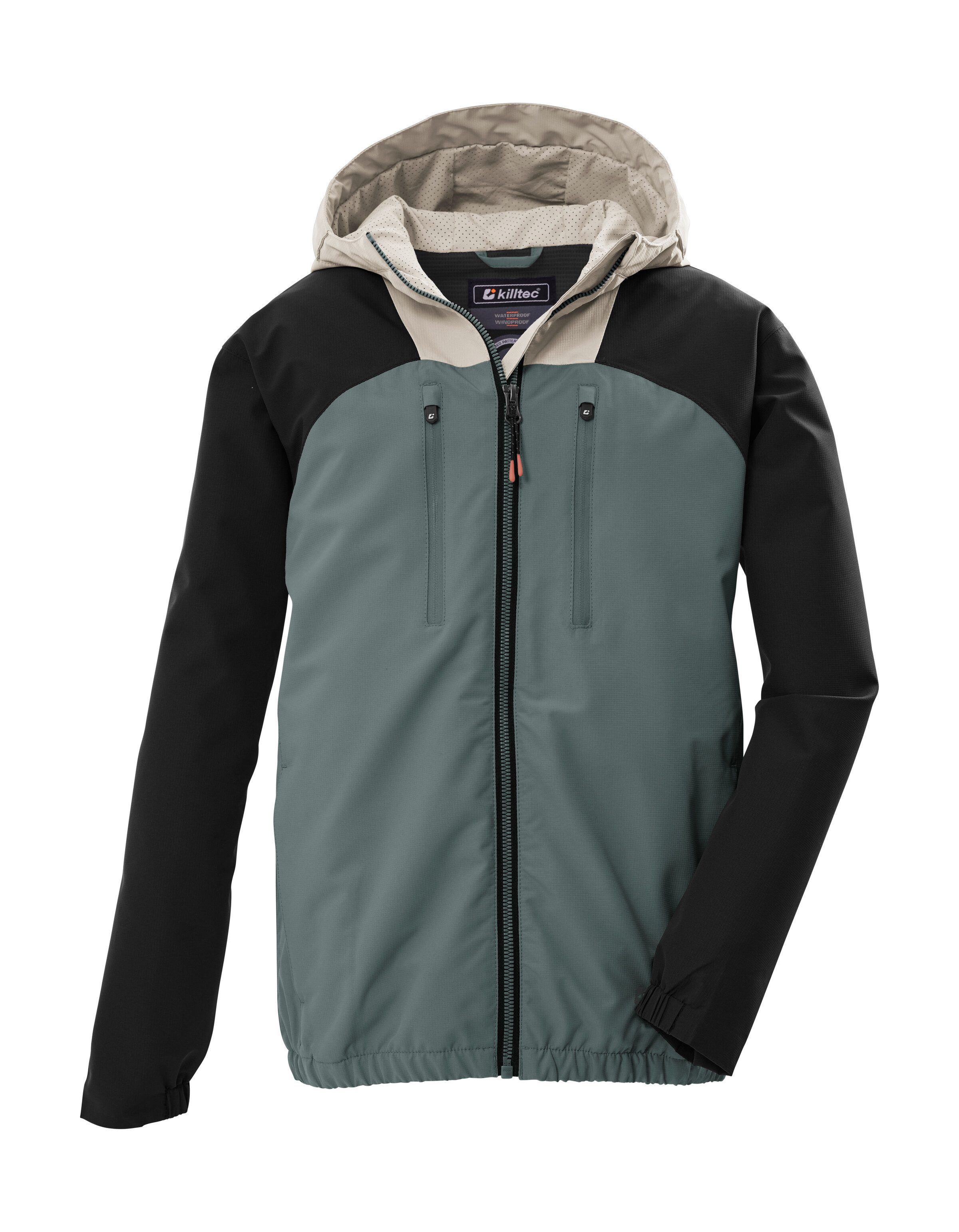 Killtec Funktionsjacke KOS 148 BYS JCKT Wind- und wasserdichte Kinderjacke mit Colorblock-Design