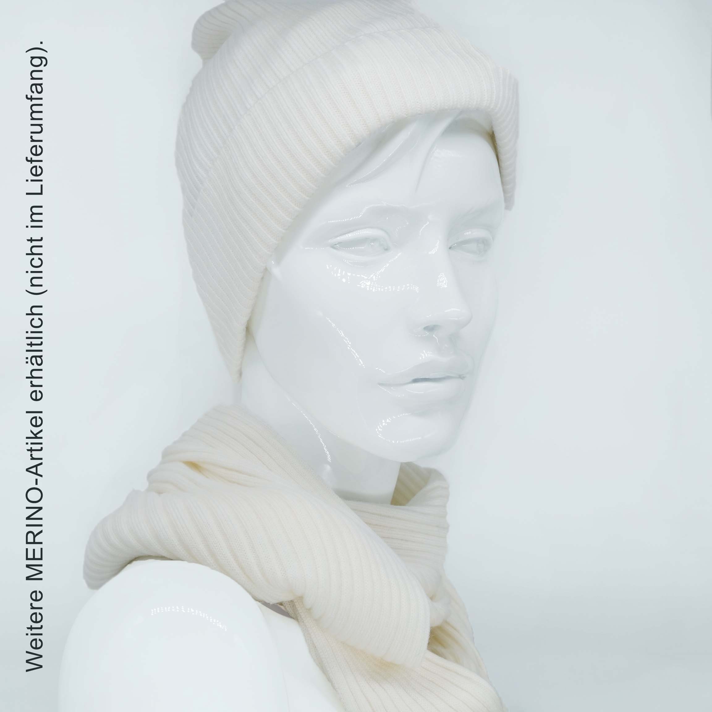 Stirnband Winter weich Merino und Ohrenwärmer warm 100% BEAZZ Damen Stirnband Feinstrick, WOLLE natur