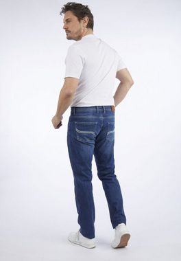 HECHTER PARIS Straight-Jeans im Stone-Washed-Look