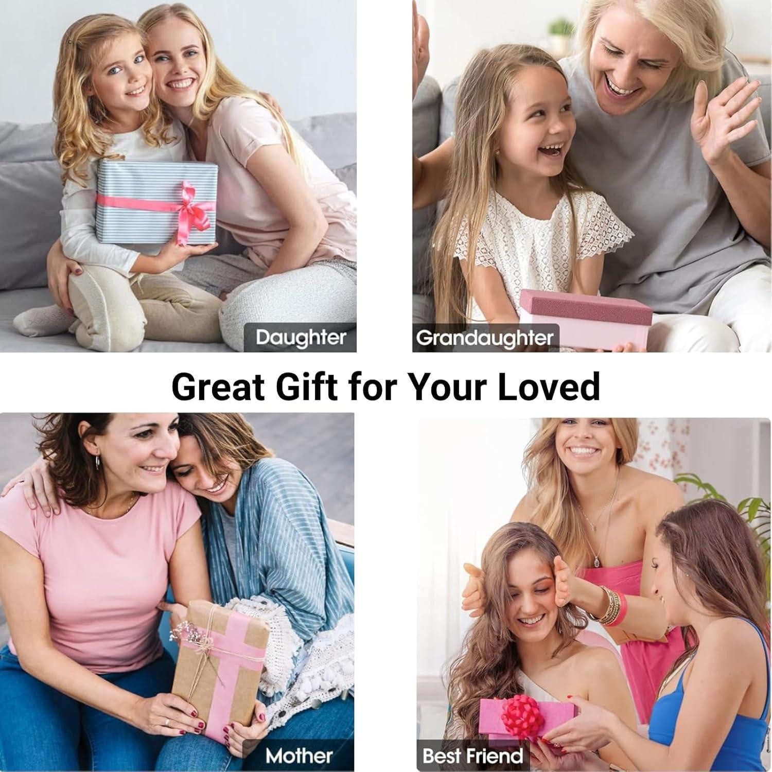 LuxusKollektion Haarspange 6er Set Blumen-Haarspangen in Blütenform aus Acryl - Rutschfest