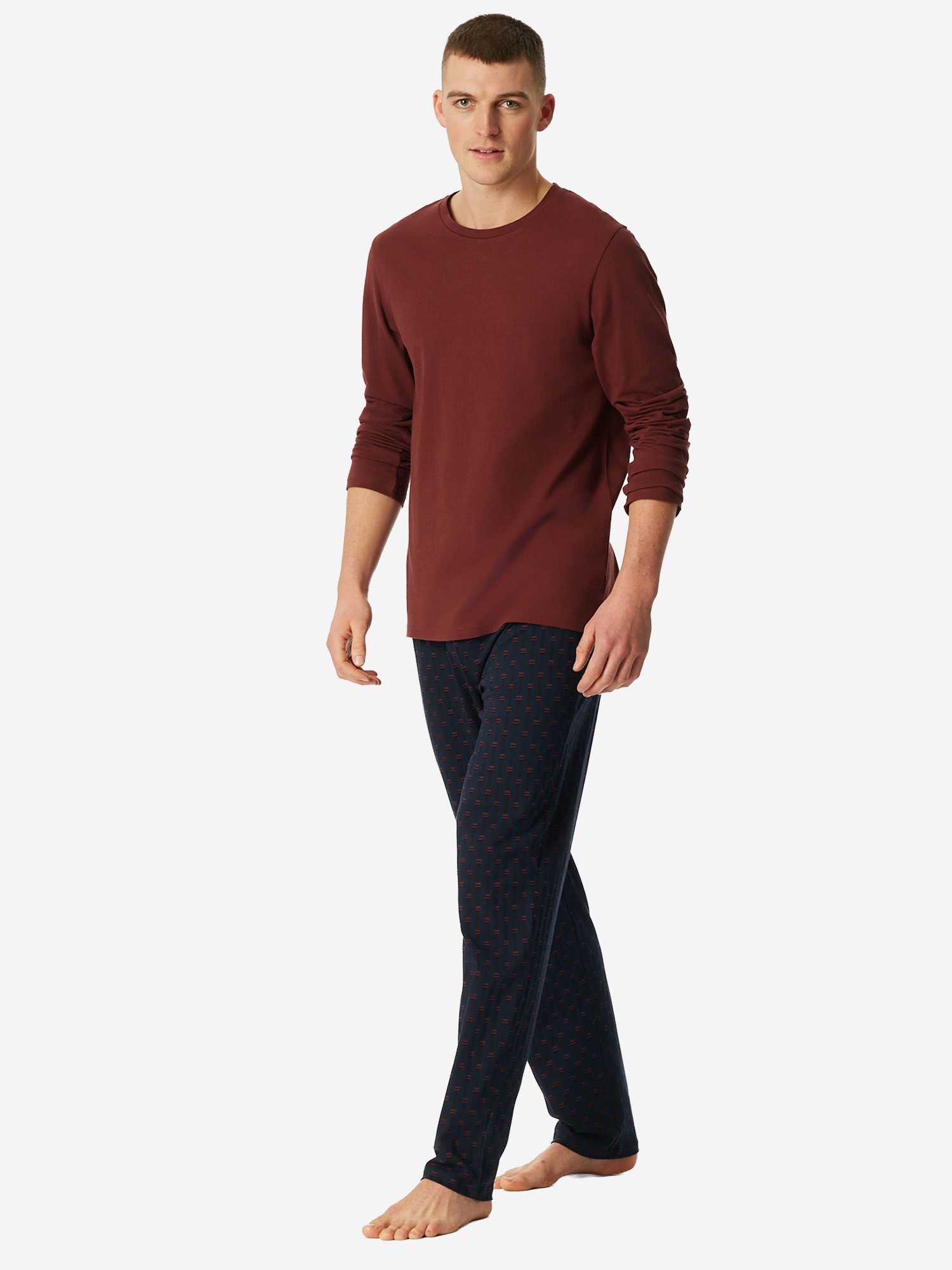 Schiesser Schlafanzug Casual Essentials (2 tlg) schlafanzug schlafmode bequem