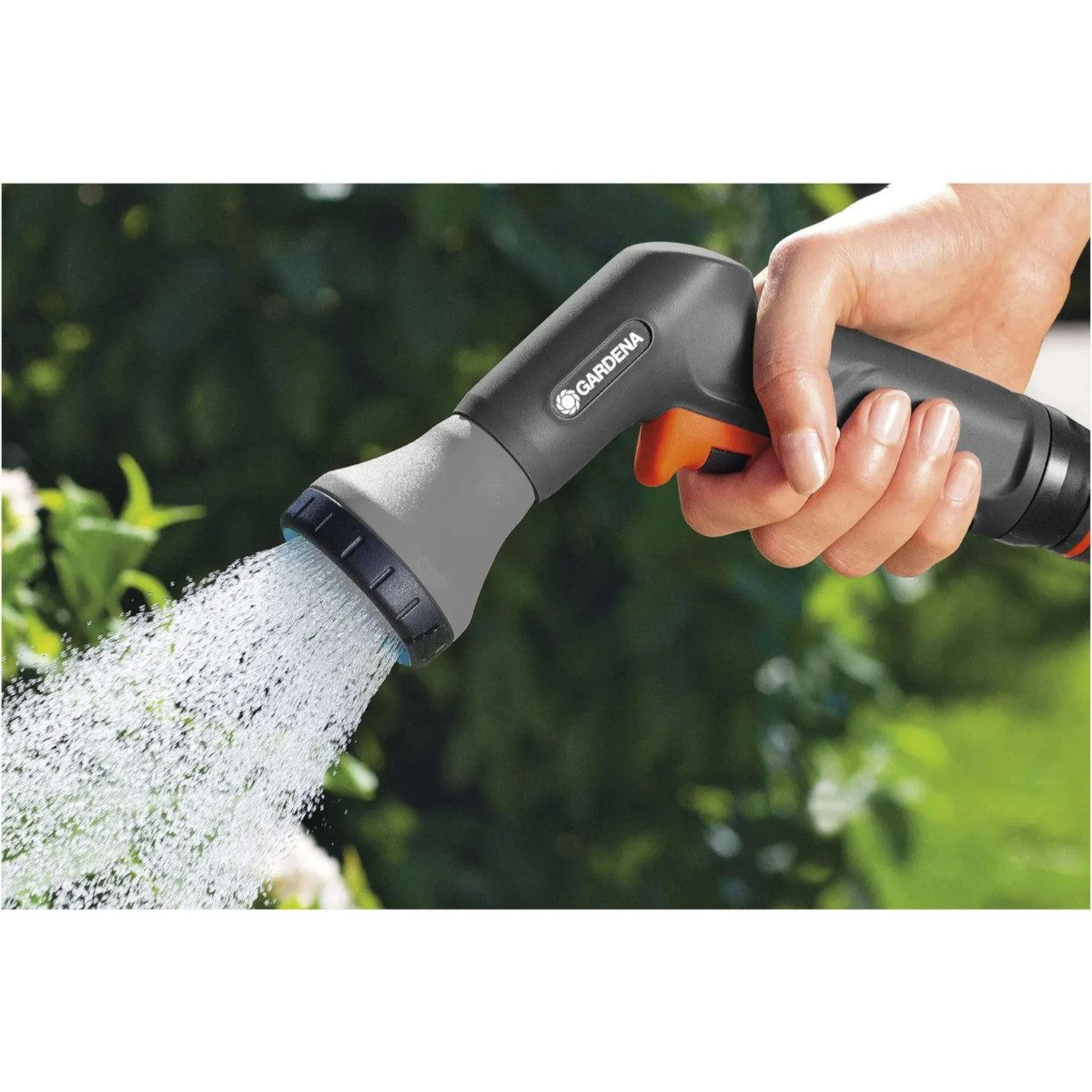 GARDENA Bewässerungsbrause stufenlos regulierbar – Gartenbrause für Pflanzen