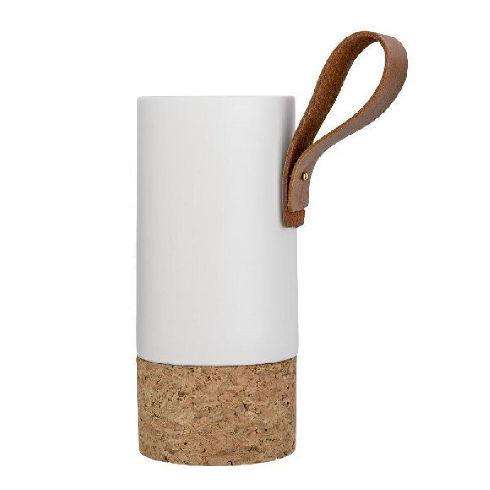 Kork Weiß Bloomingville Vase Dekovase