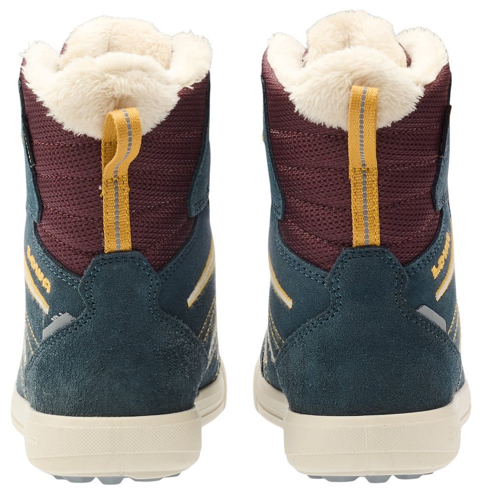 Lowa Lucy 2 High GTX (Veloursleder/Textil, wasserdicht) navyblau/rot Winterstiefel