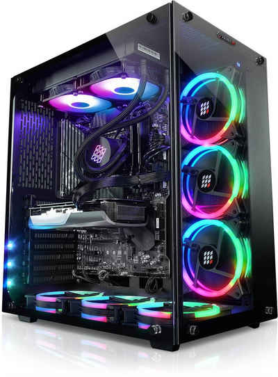 Kiebel Panorama Gaming-PC (Intel Core i9 Intel Core i9-11900KF, RTX 3060, 16 GB RAM, 1000 GB SSD, Wasserkühlung, RGB-Beleuchtung)