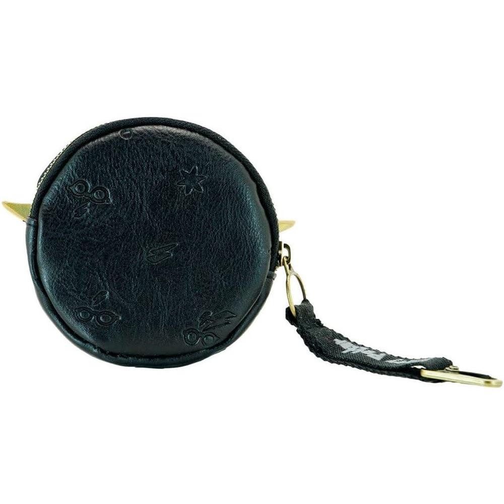 Karactermania Mini Geldbörse Harry Potter Snitch Cookie Portemonnaie kleiner Geldbeutel, Runde Form, ein Fach, Reißverschluss, Innenfutter