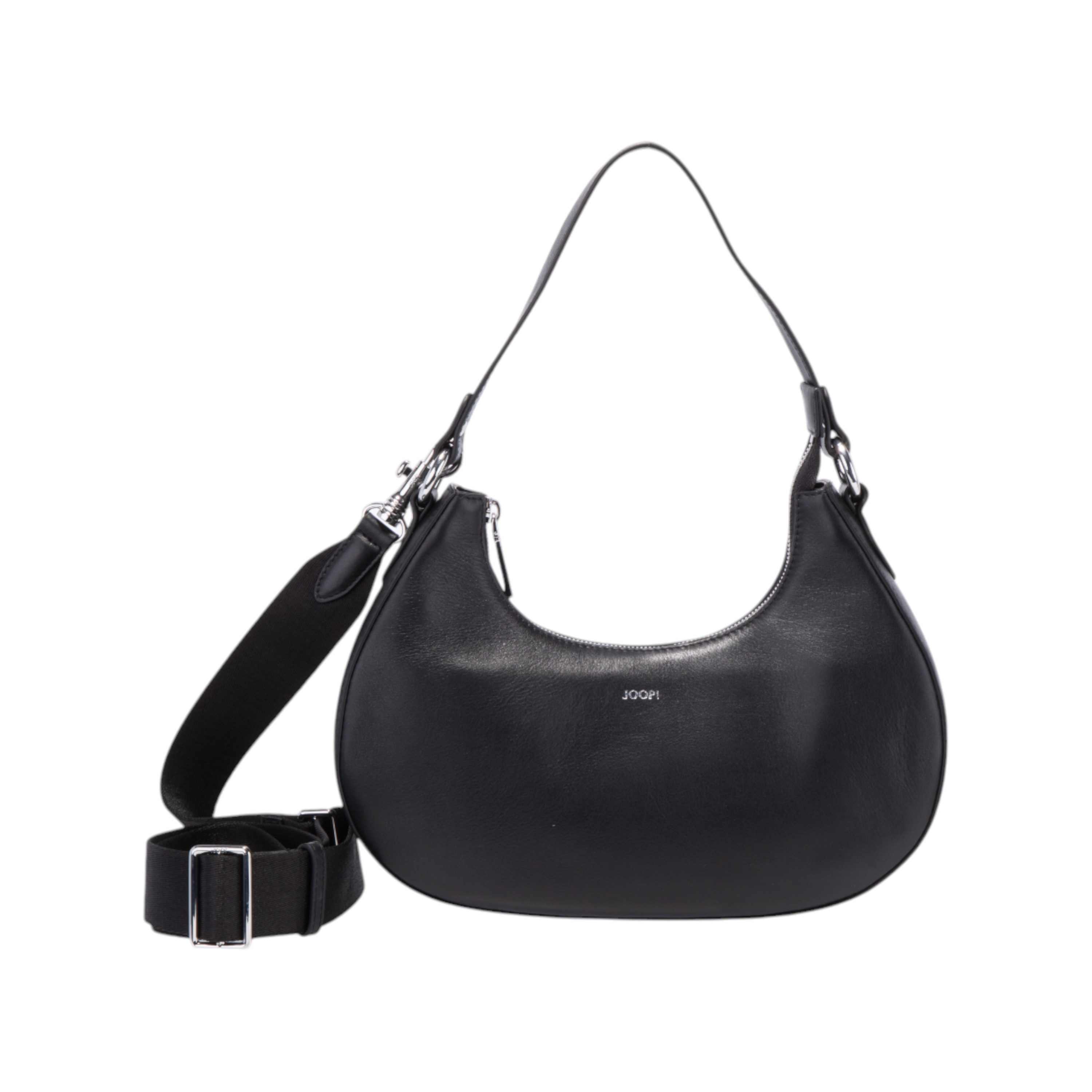 JOOP! Hobo sofisticato 1.0 aja hobo shz, Damen Umhängetasche mit Logoprägung