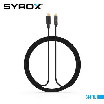 Syrox 30W Lightning Für Apple iPhone Digitalanzeige iPhone Ladekabel Smartphone-Kabel, (1200 cm)
