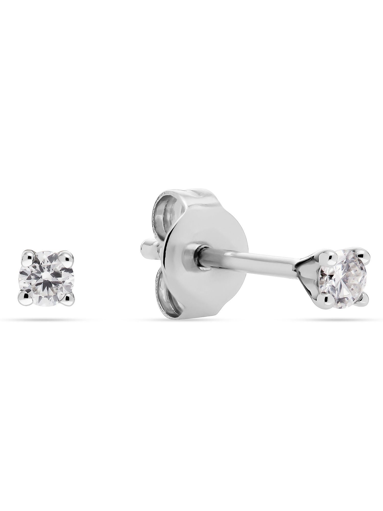 CHRIST Paar Ohrstecker CHRIST Damen-Ohrstecker 585er Gelbgold 2 Diamant