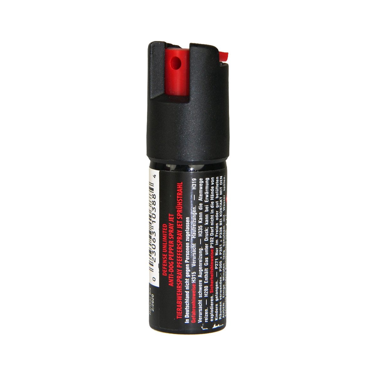 KH Security Marderspray Geschenkbox: Alarm-Taschenlampe schwarz + Pfefferspray, Reichweite von bis zu 5 Metern – Bild 3 von 3