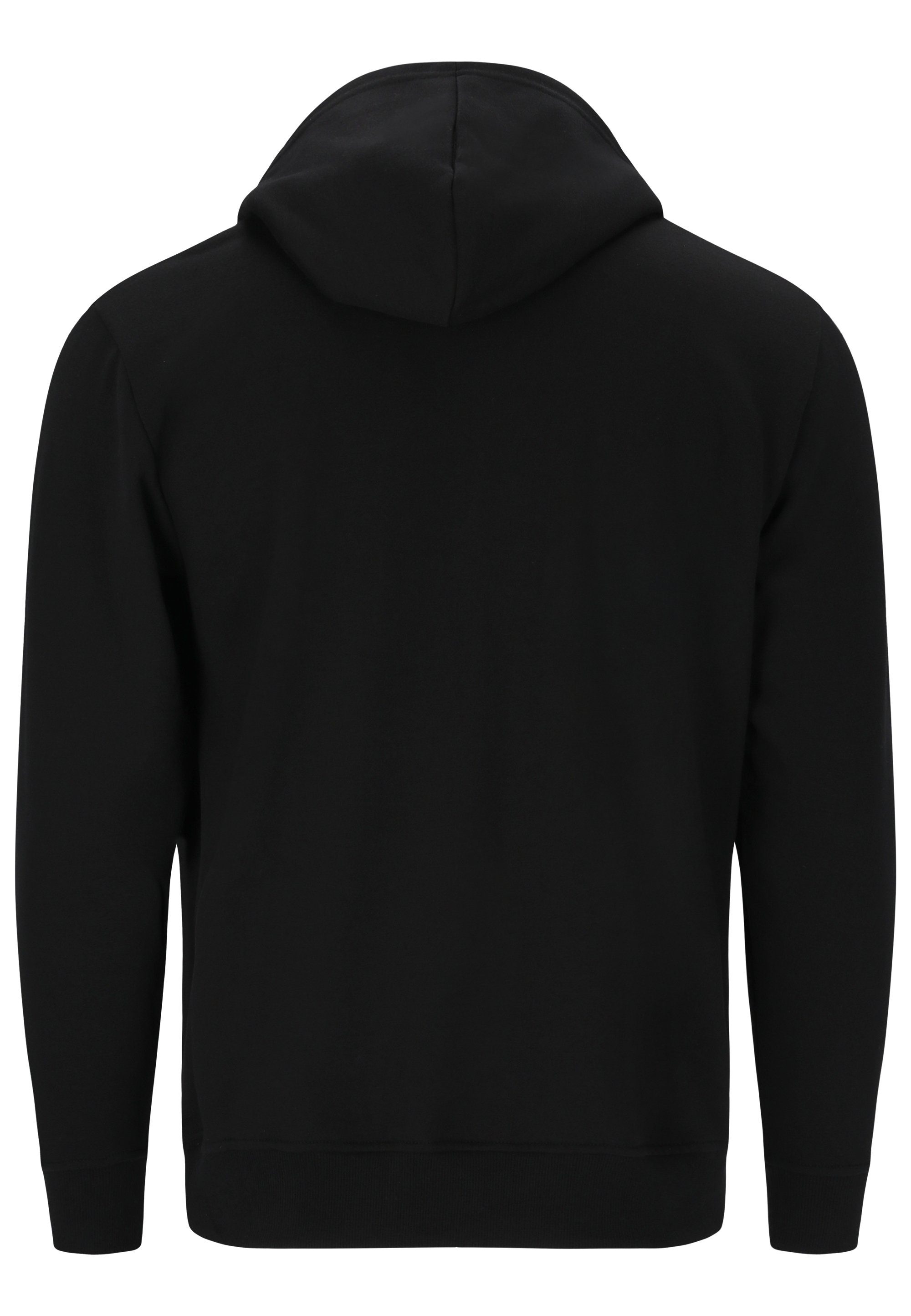 Virtus Kapuzensweatshirt Toluo mit schwarz Baumwoll-Touch