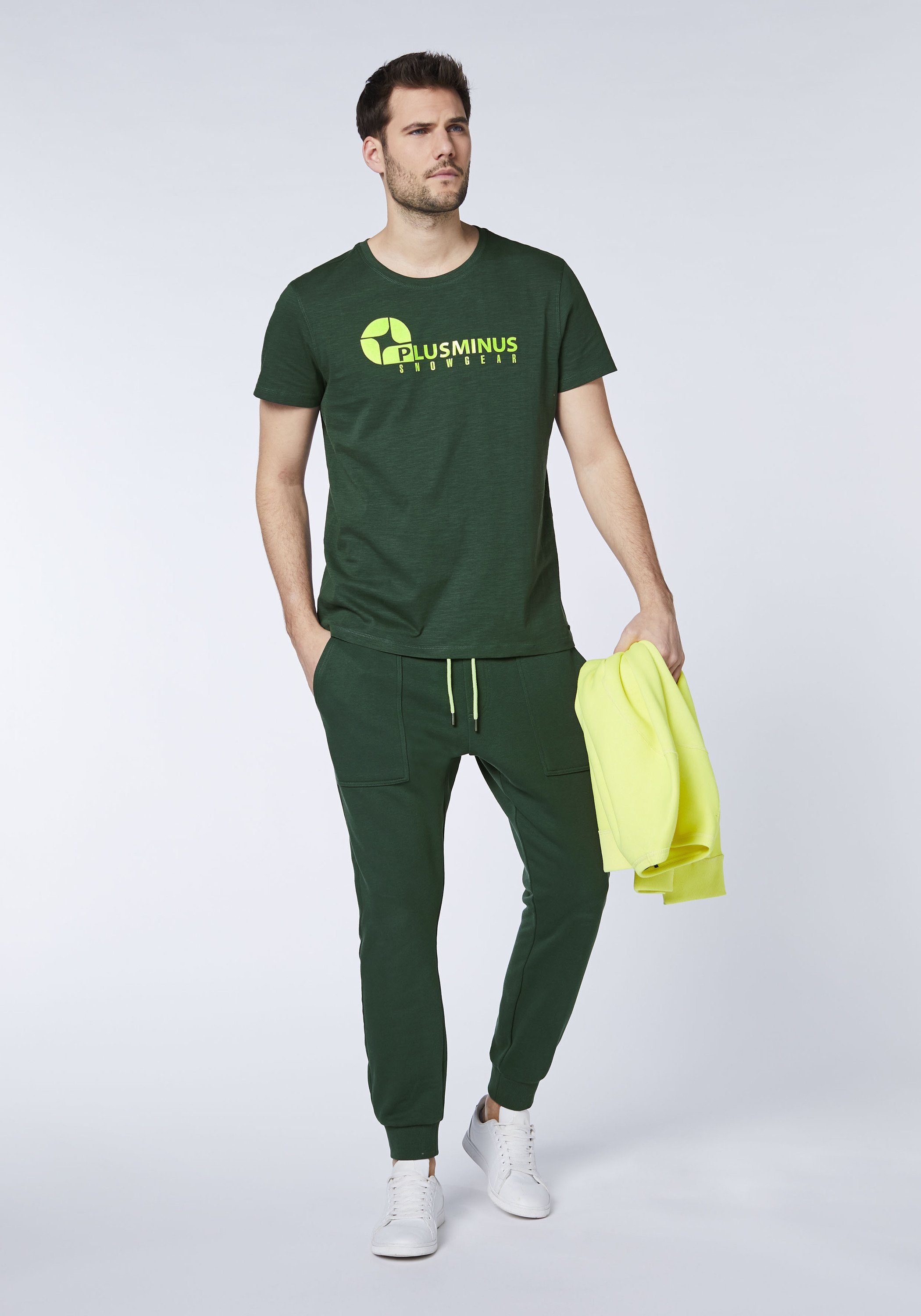 Chiemsee Print-Shirt T-Shirt im PLUS-MINUS-Design 1 Green Gables
