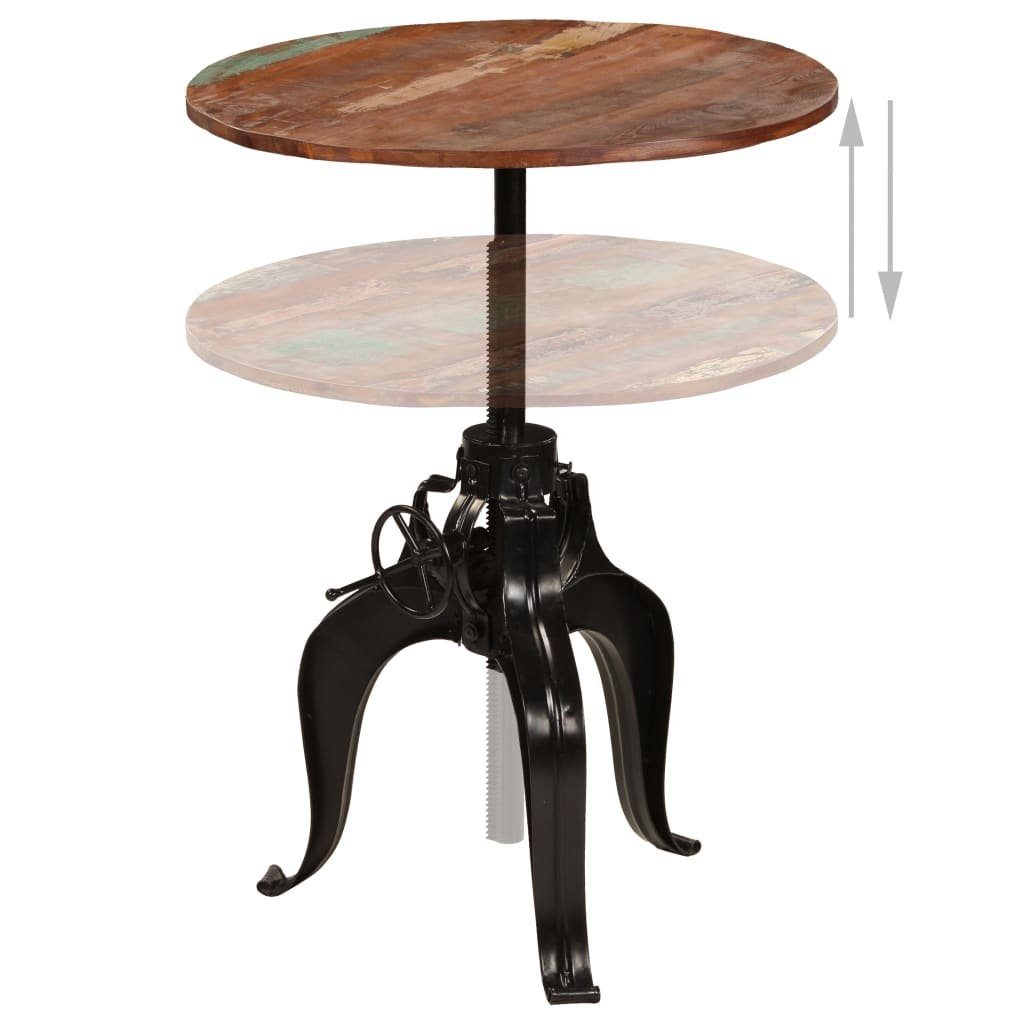 vidaXL Esstisch Bartisch Altholz Massiv 75x(76-110) cm (1-St)