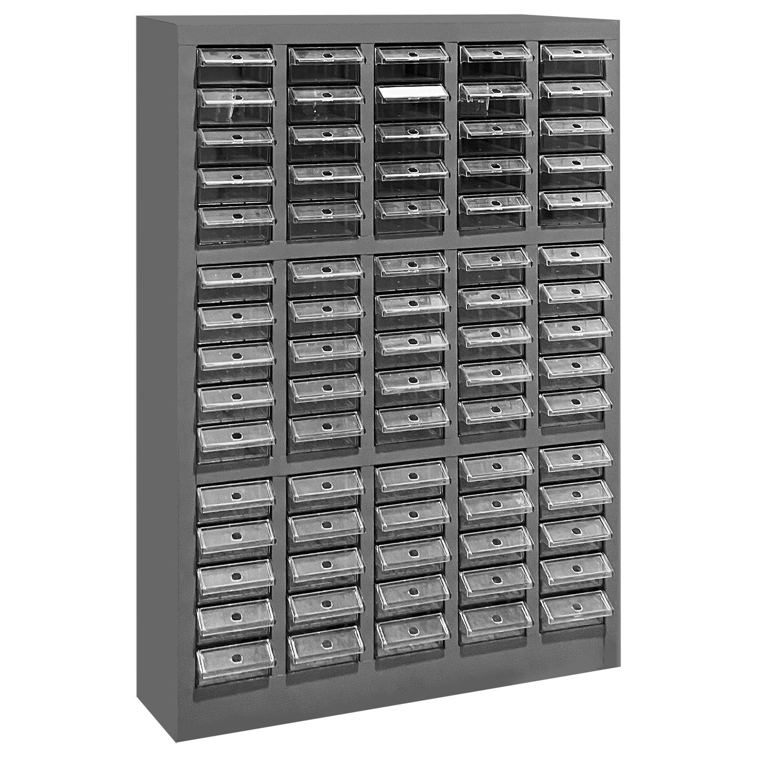 TK-Handel Sortimentskasten Metall Regal Lagerbehälter Lagerboxen Sichtlagerboxen Kleinteile Lager (Schraubenregal, Schrank), Sturzsicher, kleinteilemagazin, Lagerregal, Werkstattregal