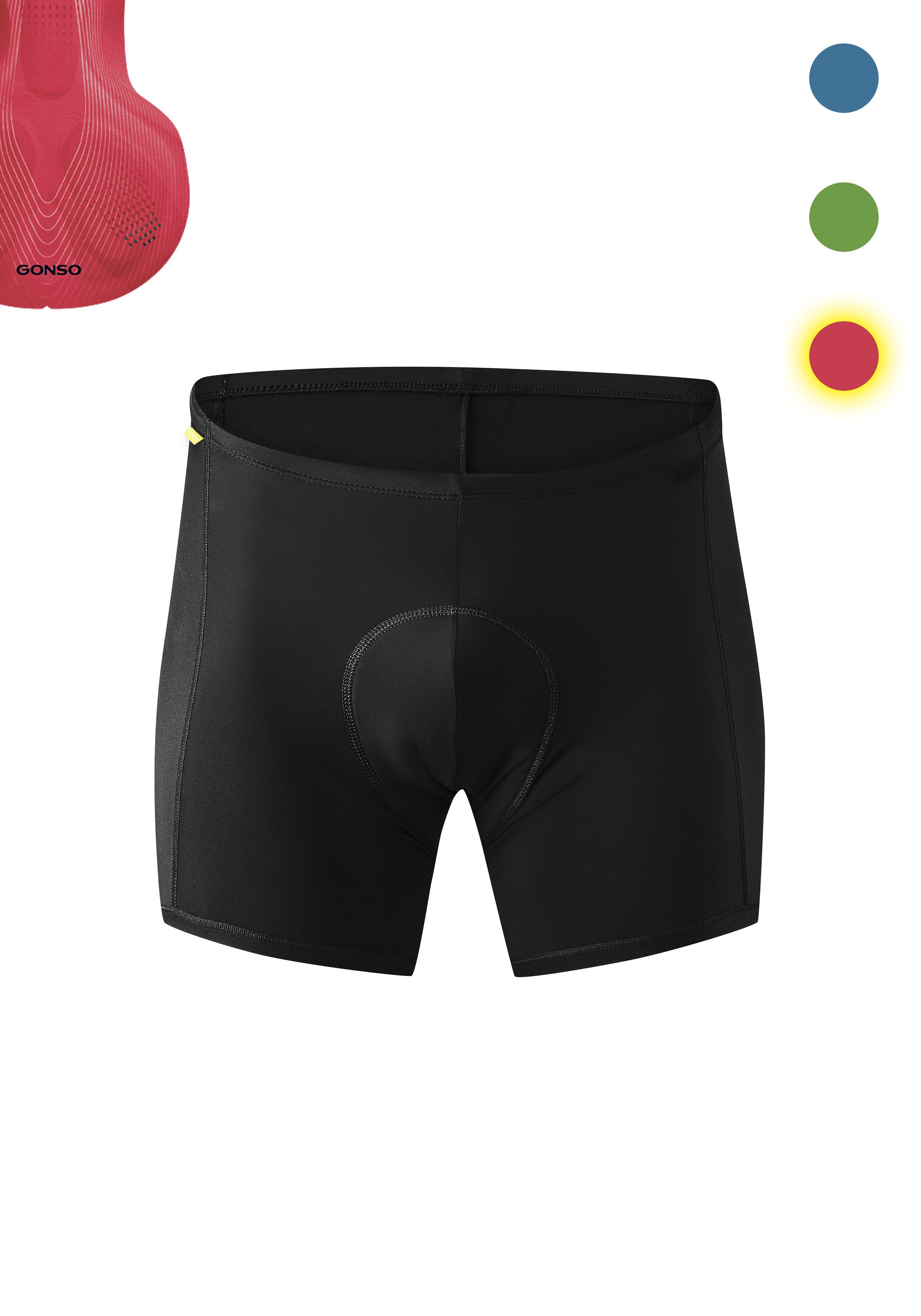 Gonso Fahrradhose Sitivo U M Herren Fahrradunterhose, Radhose mit speziellem Sitzpolster, Tight Fit