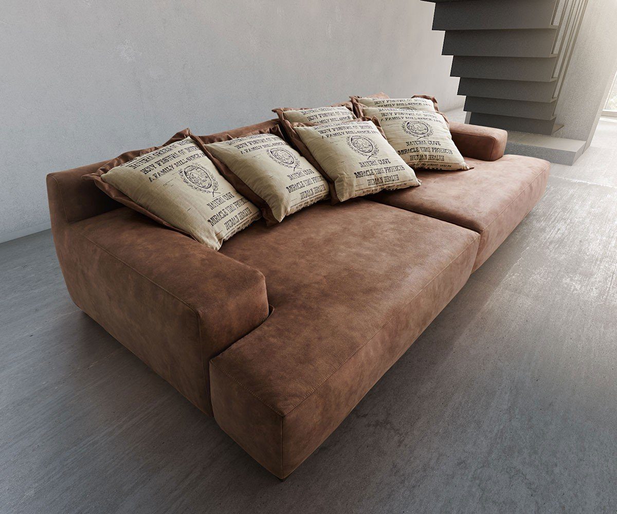 DELIFE Bigsofa CABANA BRAUN