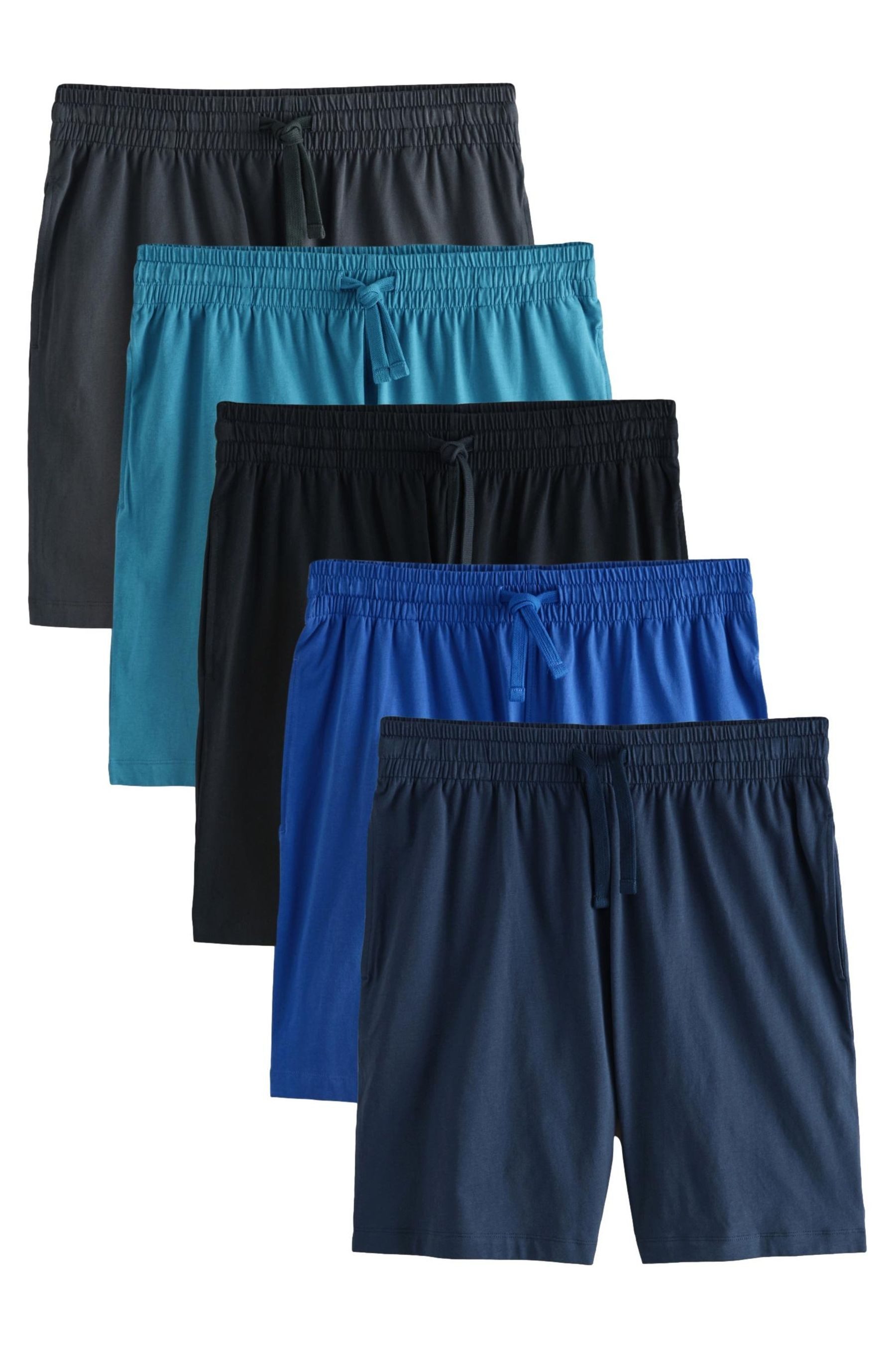 Next Pyjamashorts Jersey-Schlafanzugshorts im 5er-Pack (5-tlg)