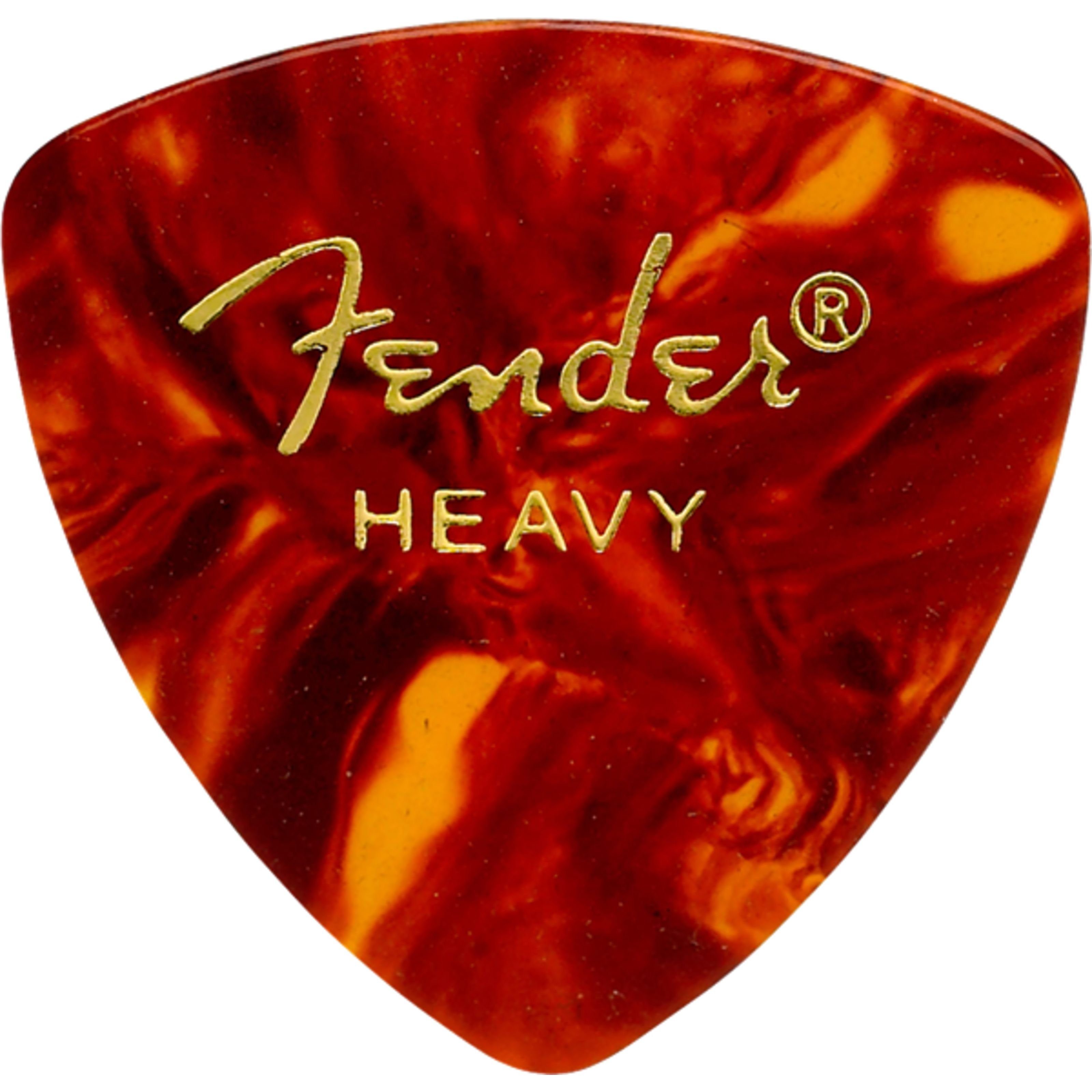 Fender heavy - Spielzeug-Musikinstrument, Celluloid Classic Shell Set 346 Set Picks 12er Plektren