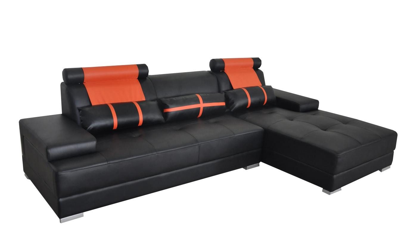 Xlmoebel Ecksofa Designer Eckgarnitur aus hochwertigem Leder im modernen Stil, Hergestellt in Europa