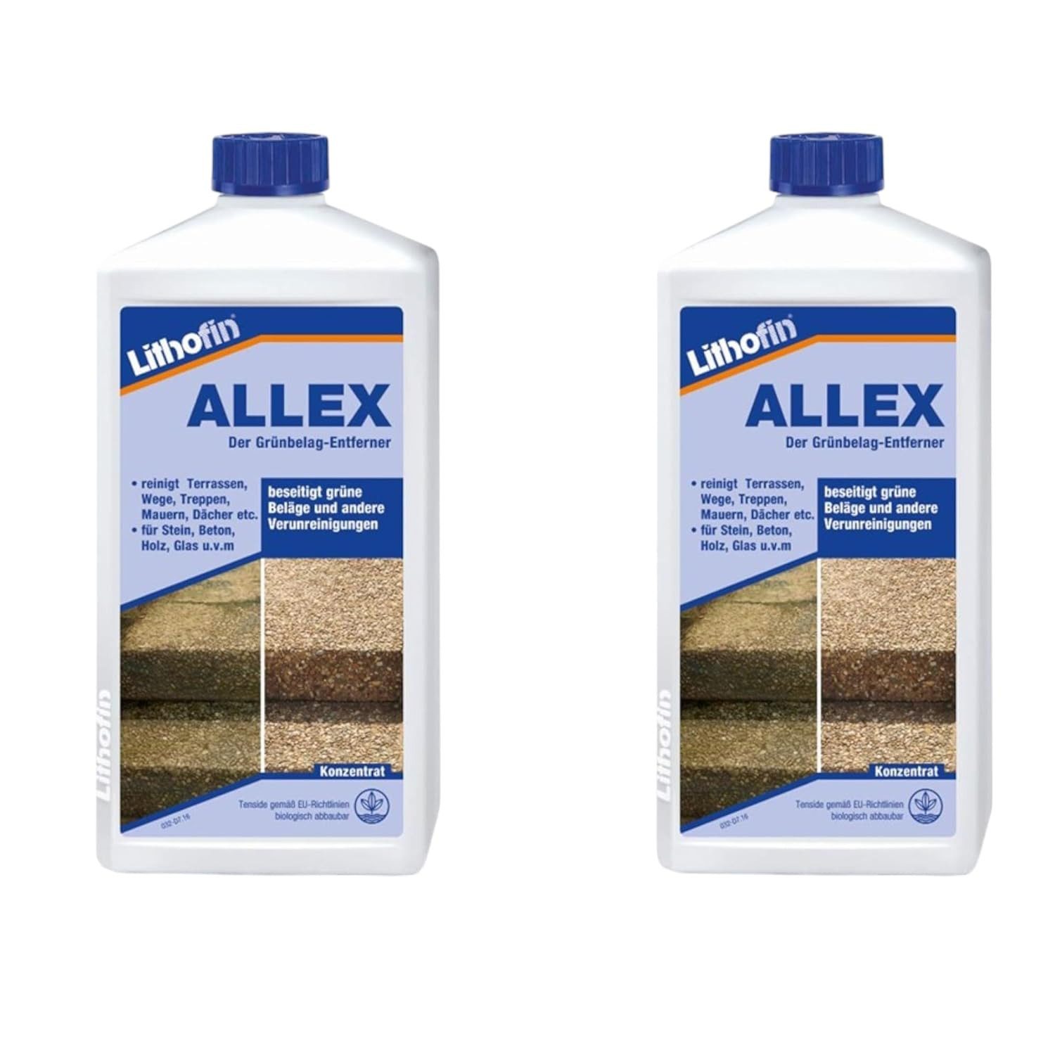 Lithofin Lithofin ALLEX Grünbelagentferner - 2 x 1 Liter Grünbelagentferner