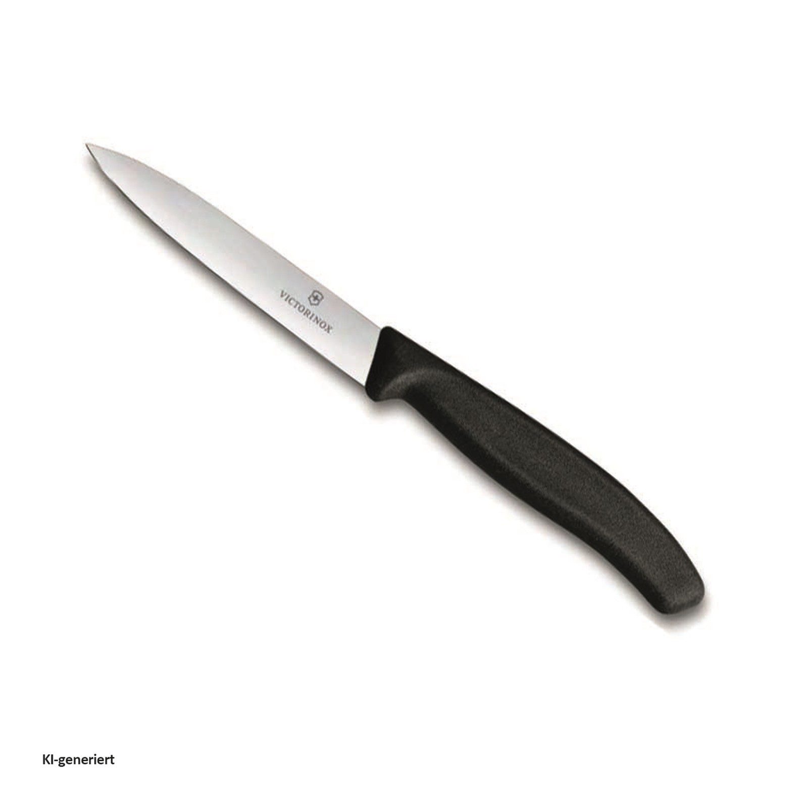 Victorinox Gemüsemesser Gemüsemesser 10cm-Klinge glatt, Küchenmesser gerader Schliff ergonomischer Griff