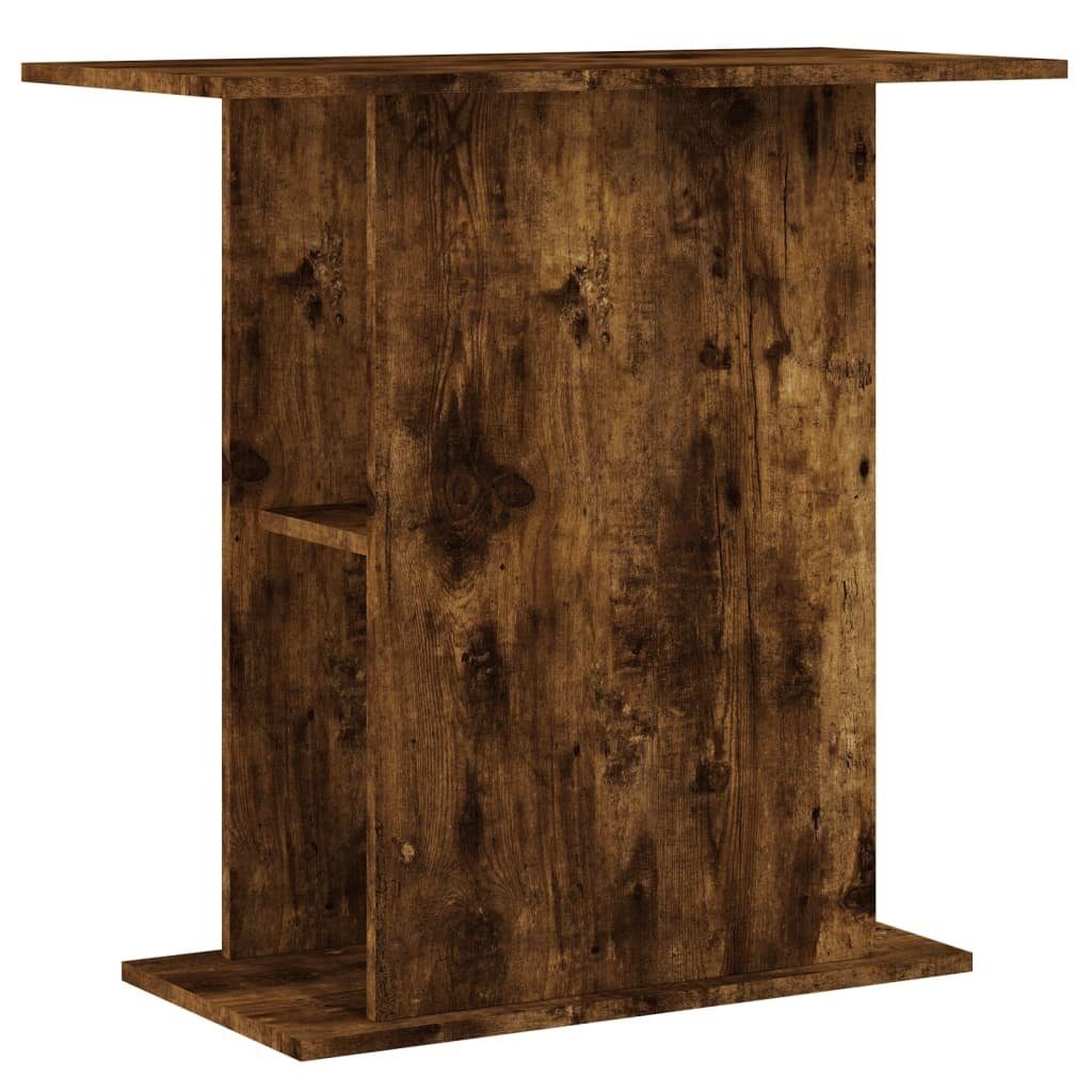 Aquariumunterschrank Aquariumständer Räuchereiche 36x75x72,5 cm Spanplatte Aquarium Unterst
