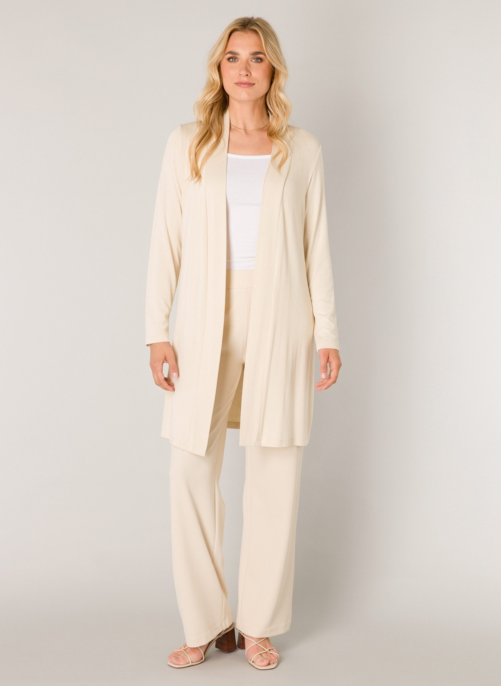 Base Level Longstrickjacke Yayla Long ohne Verschluss günstig online kaufen