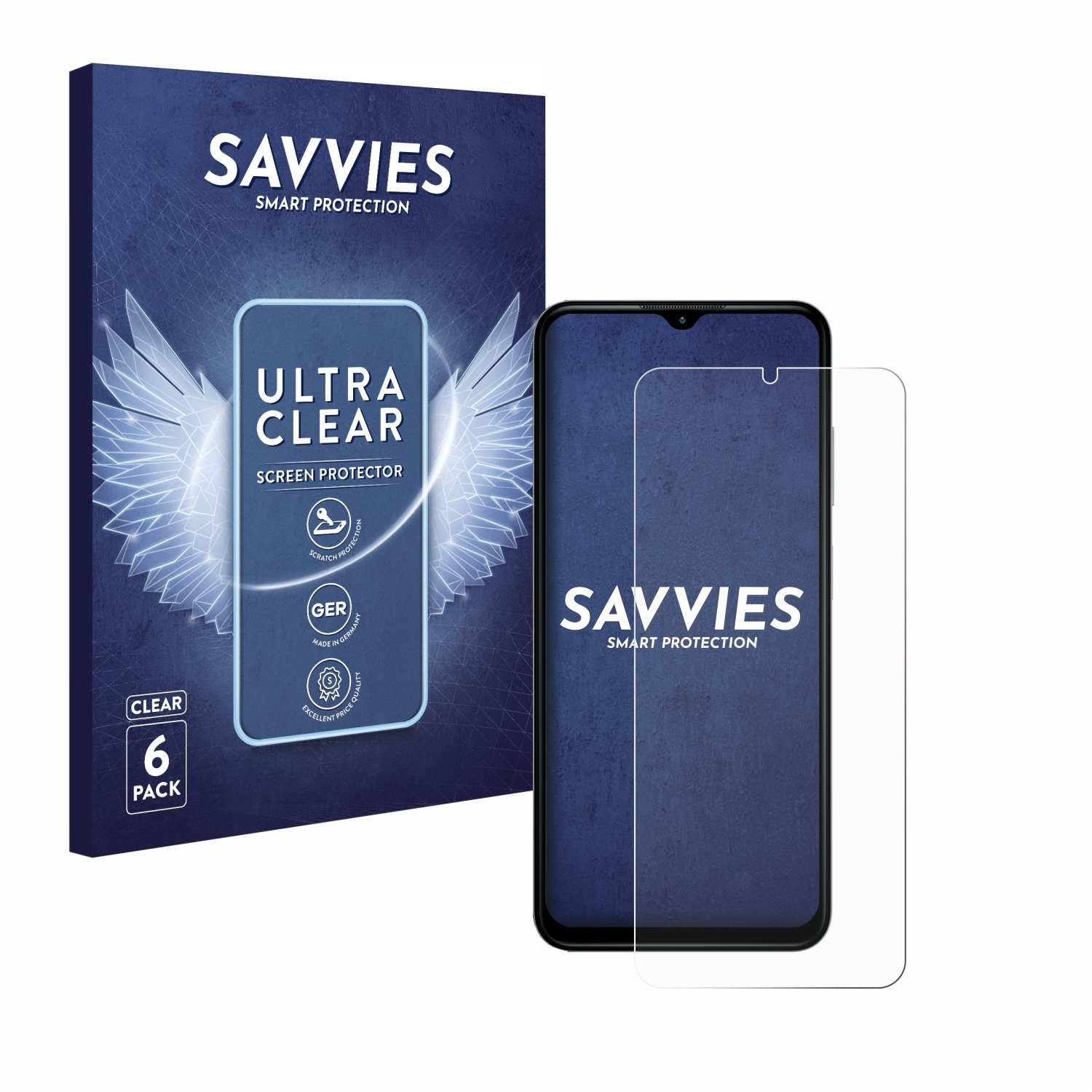 Savvies Displayschutzfolie Schutzfolie für Nokia G42 5G, 6 Stück, Displayschutz Schutz Folie Klar Transparent