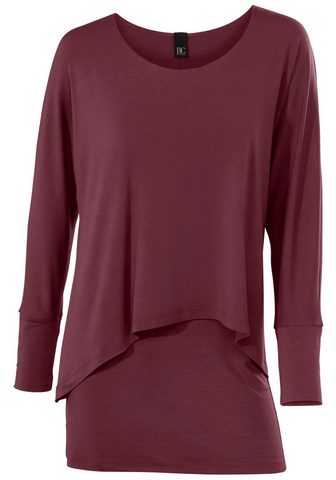 LINEA TESINI BY HEINE Блуза с круглым вырезом в асимметричны...