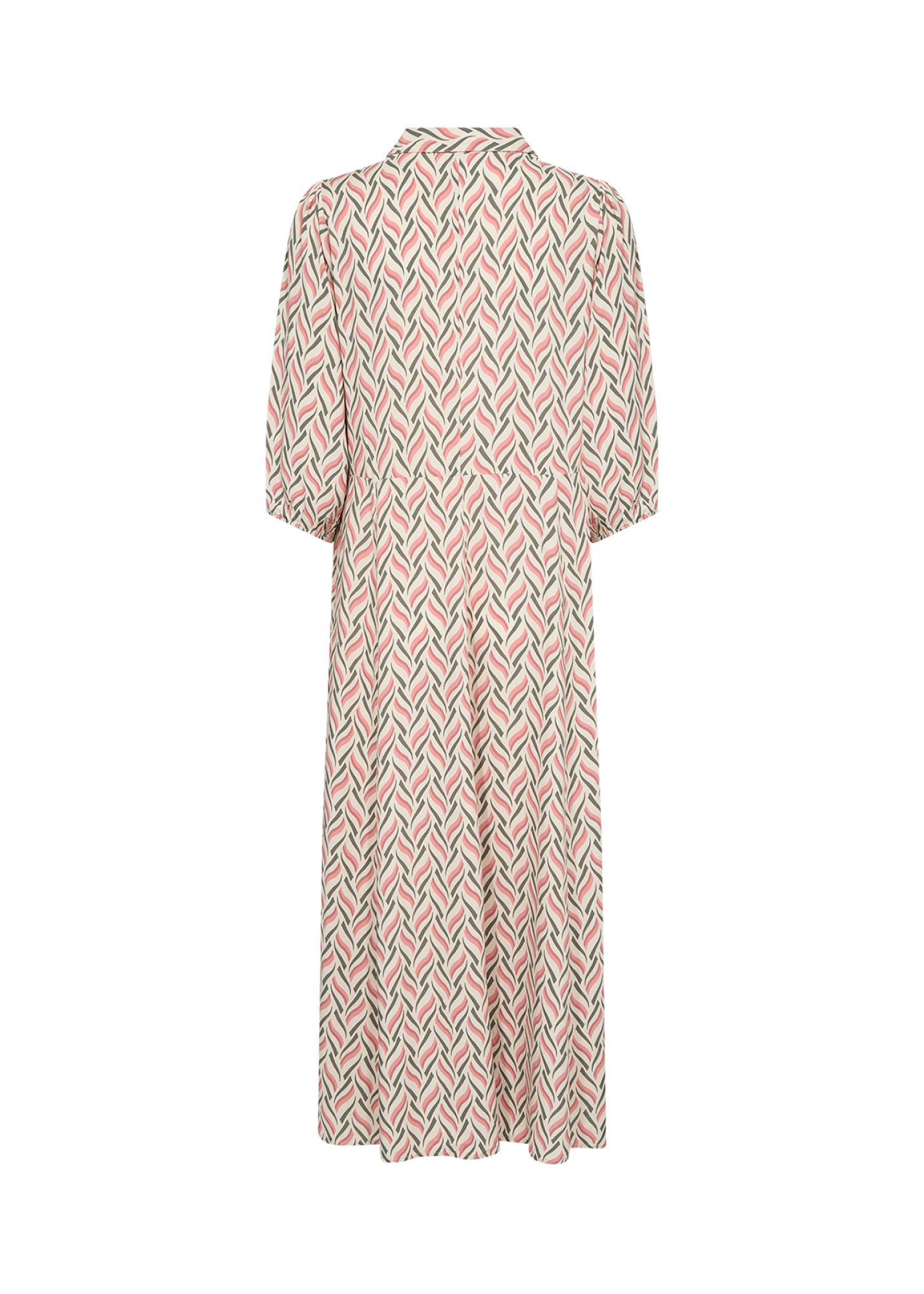 soyaconcept Hemdblusenkleid - gemustertes Hemdkleid mit klassischem Kragen