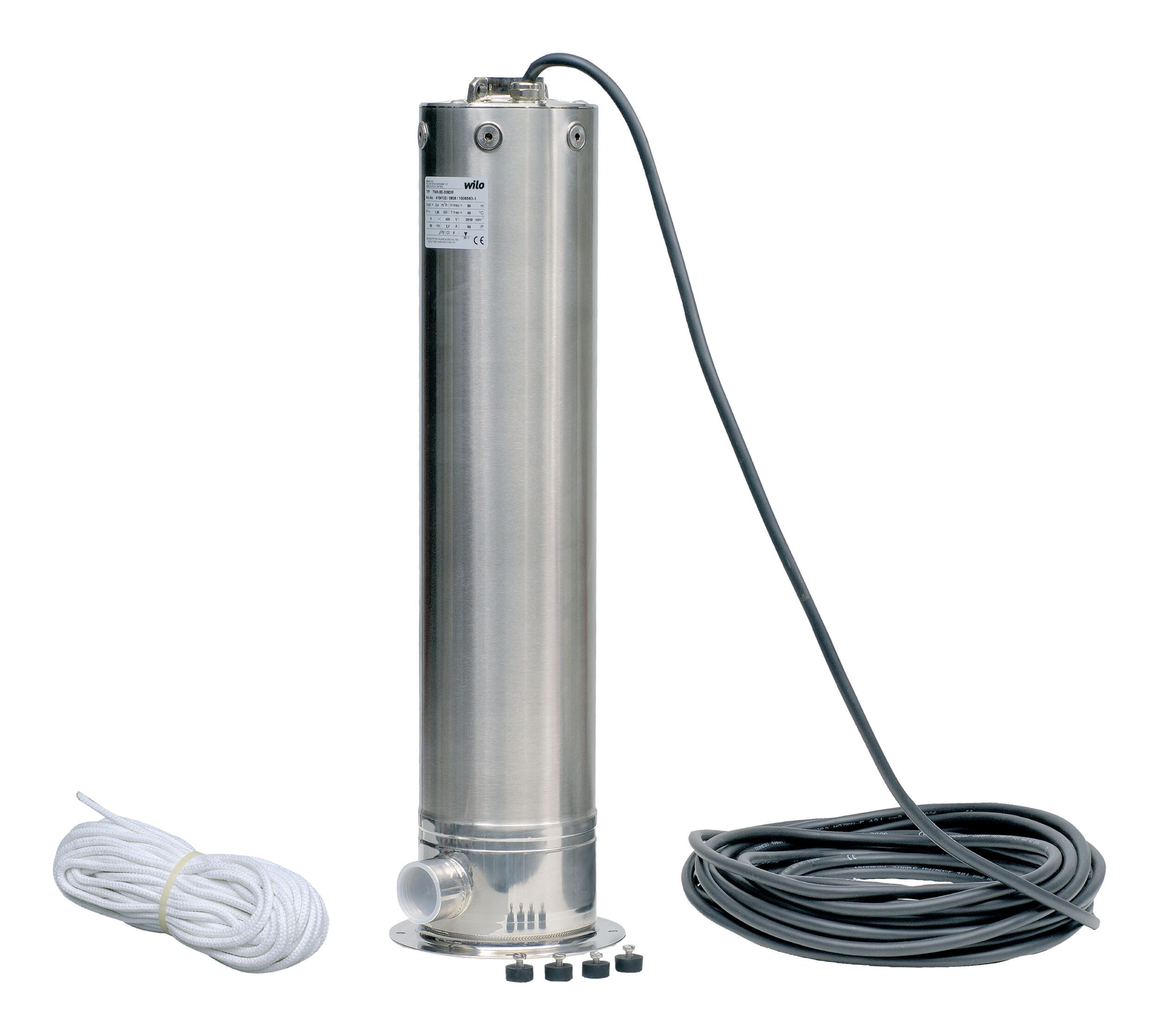 Wilo Wasserpumpe, 5" Unterwassermotor-Pumpe Sub TWI 5-SE 306 EM Plug&Pump, 230 V, 50