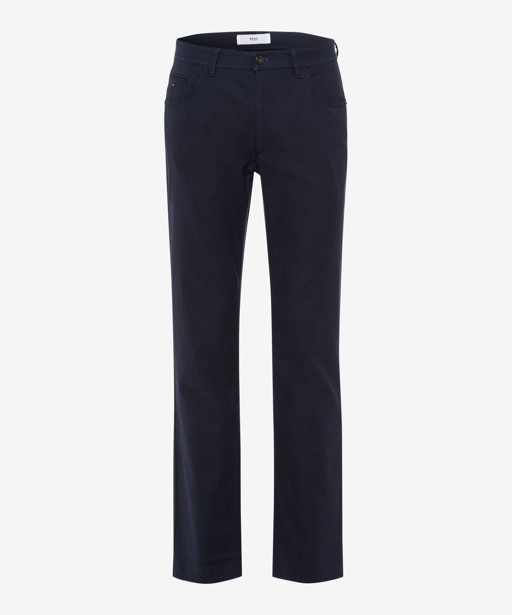 Stoffhose Five-Pocket-Hose in Two Tone-Optik