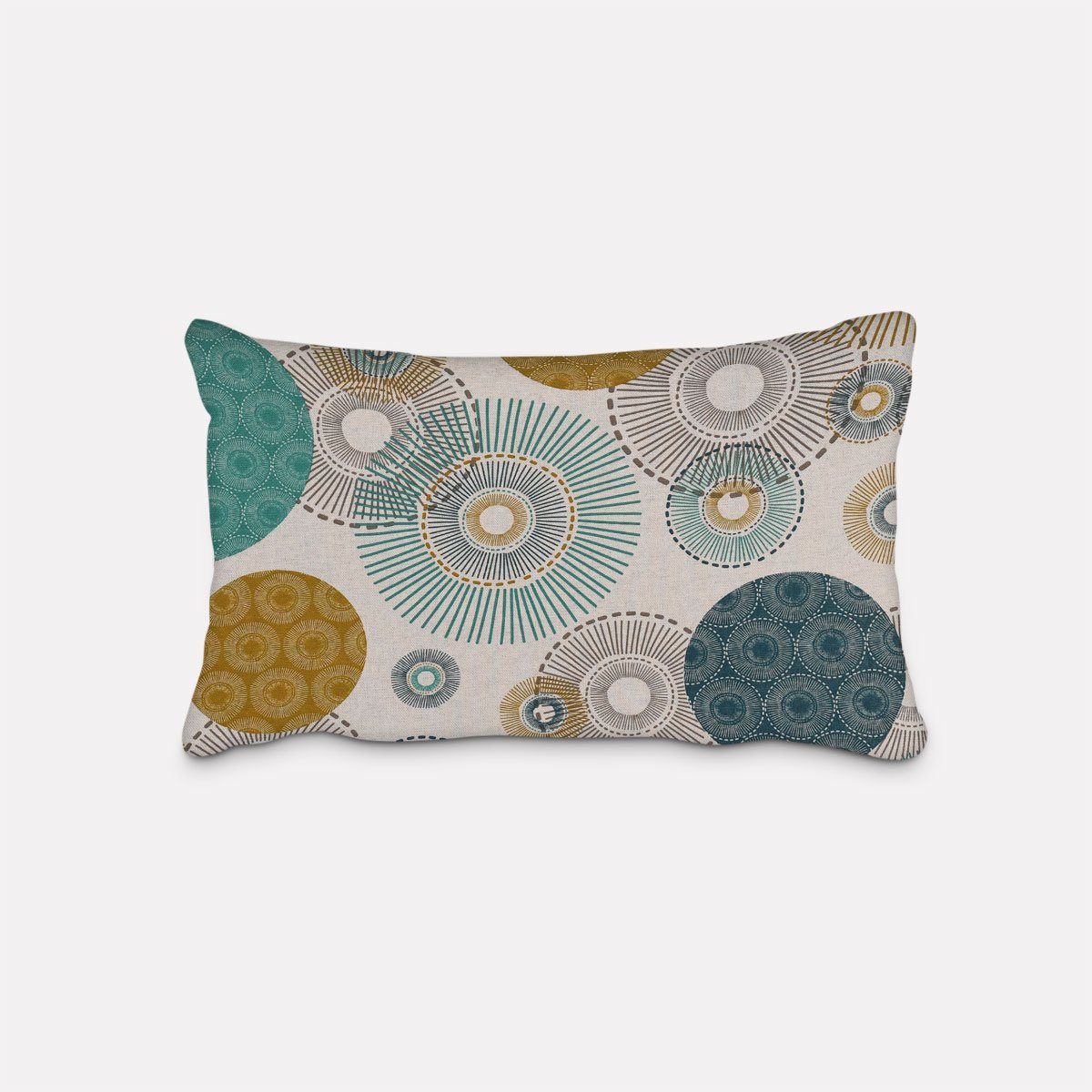 SCHÖNER LEBEN. Dekokissen SCHÖNER LEBEN. Kissenhülle Halb-Alvares Kreise Or günstig online kaufen